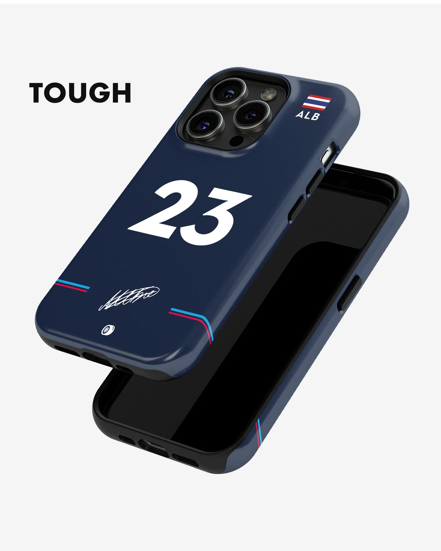 Alex Albon 2022 Williams F1 Phone Case - Image 6