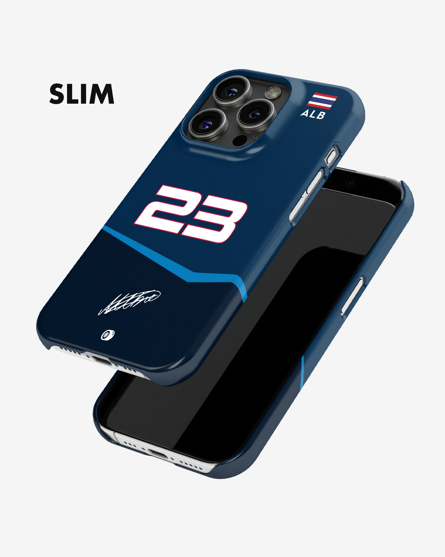 Alex Albon 2023 Williams F1 Phone Case - Image 5