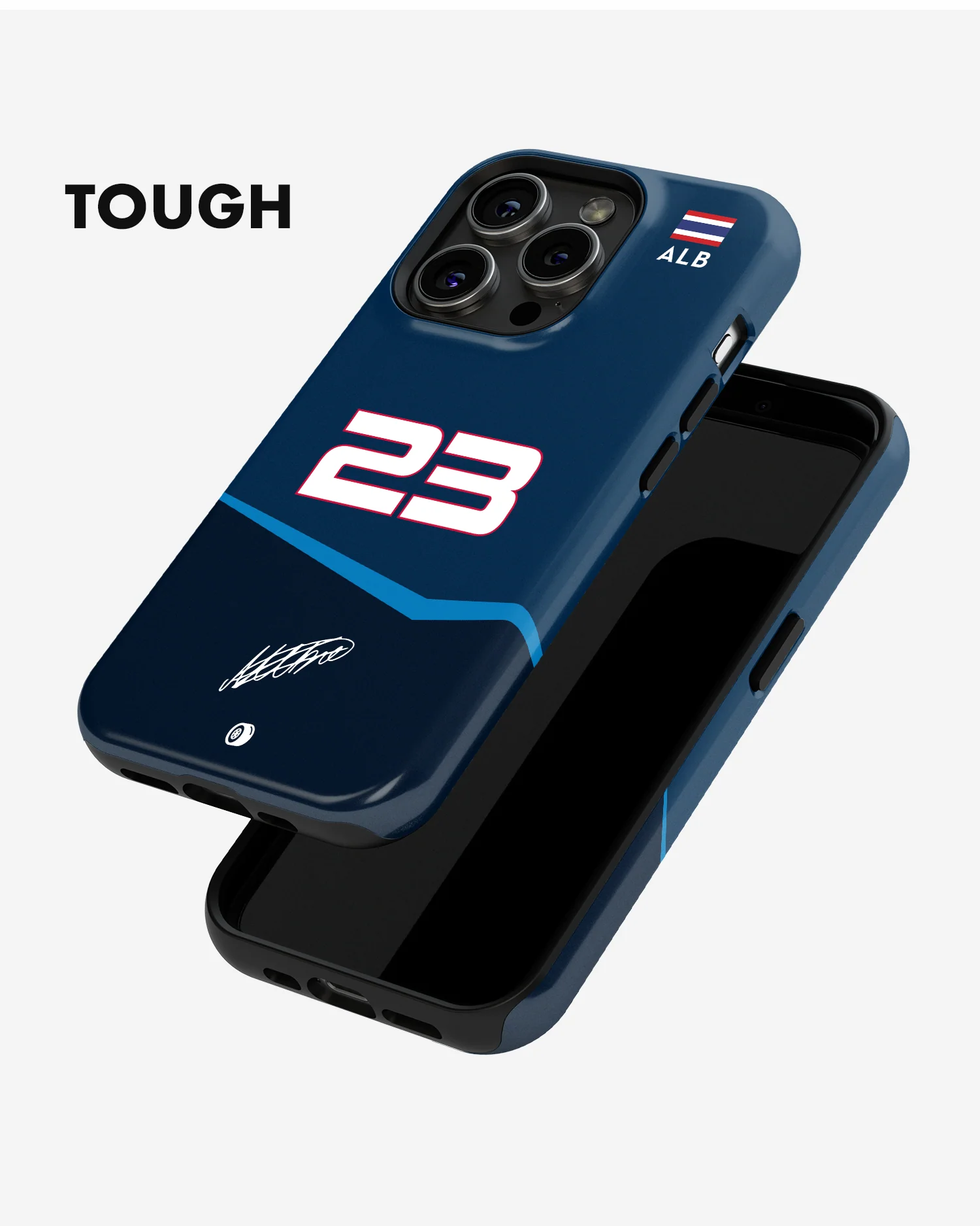 Alex Albon 2023 Williams F1 Phone Case - Image 6