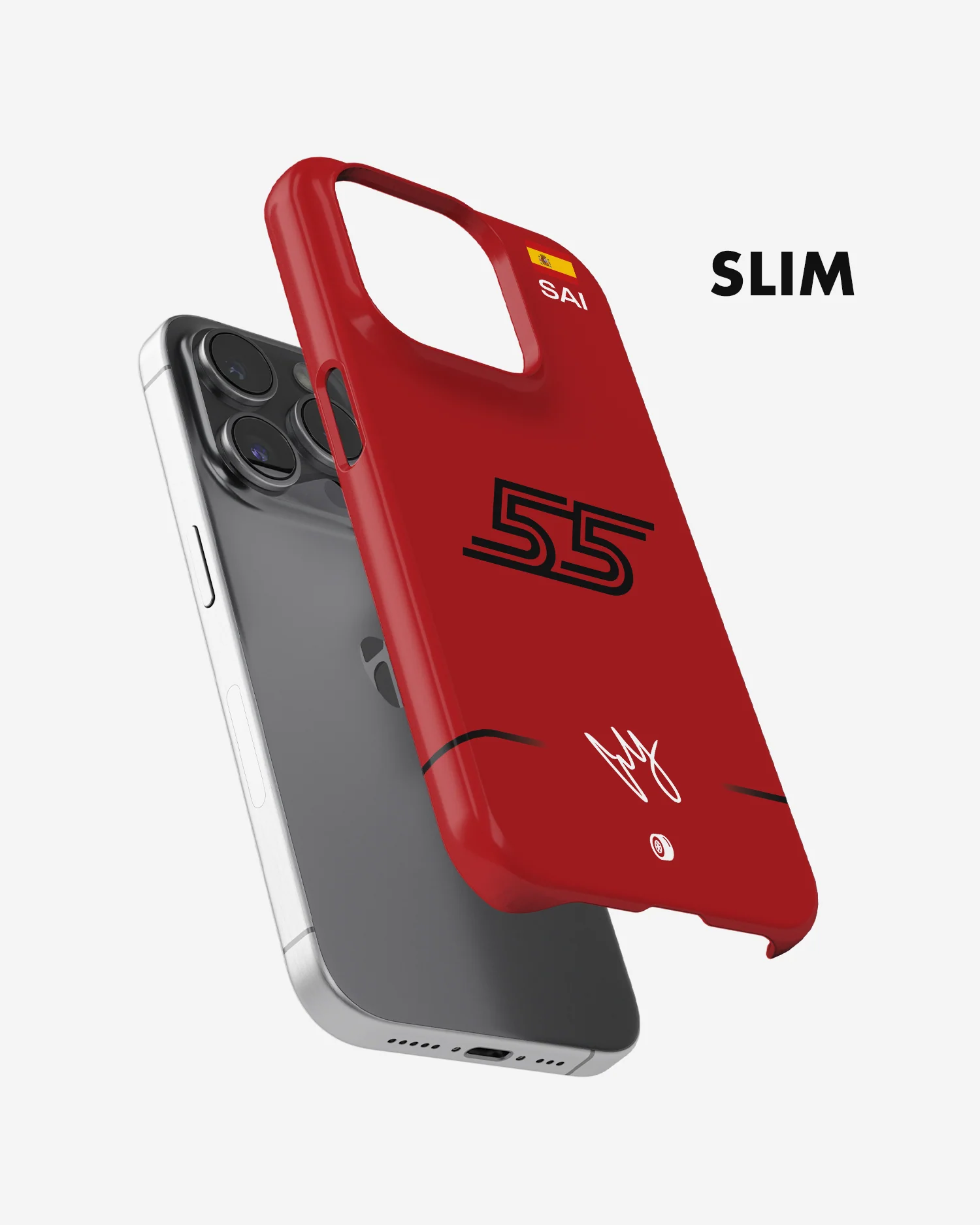 Carlos Sainz Logo 2022 F1 Phone Case - Image 2