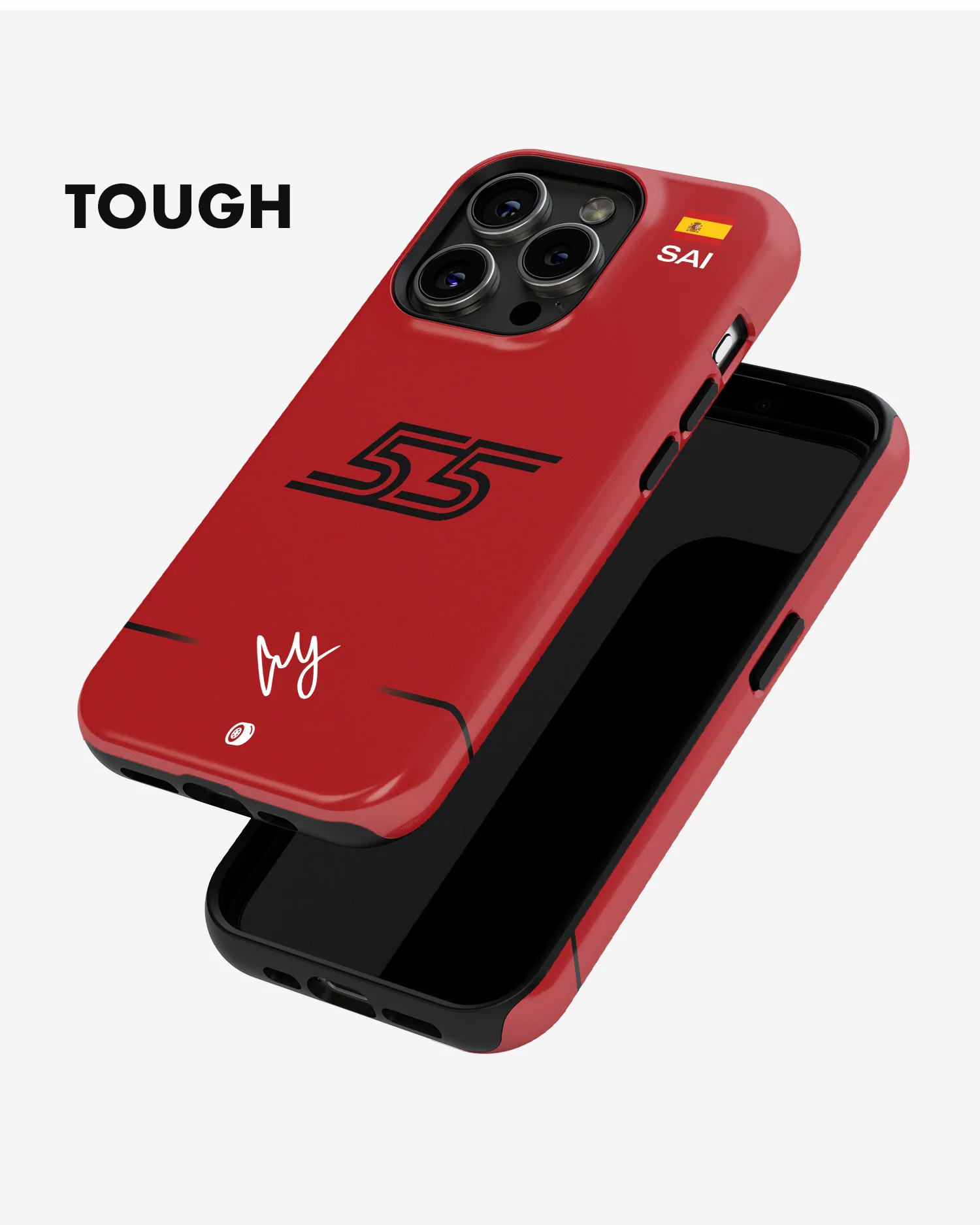 Carlos Sainz Logo 2022 F1 Phone Case - Image 6