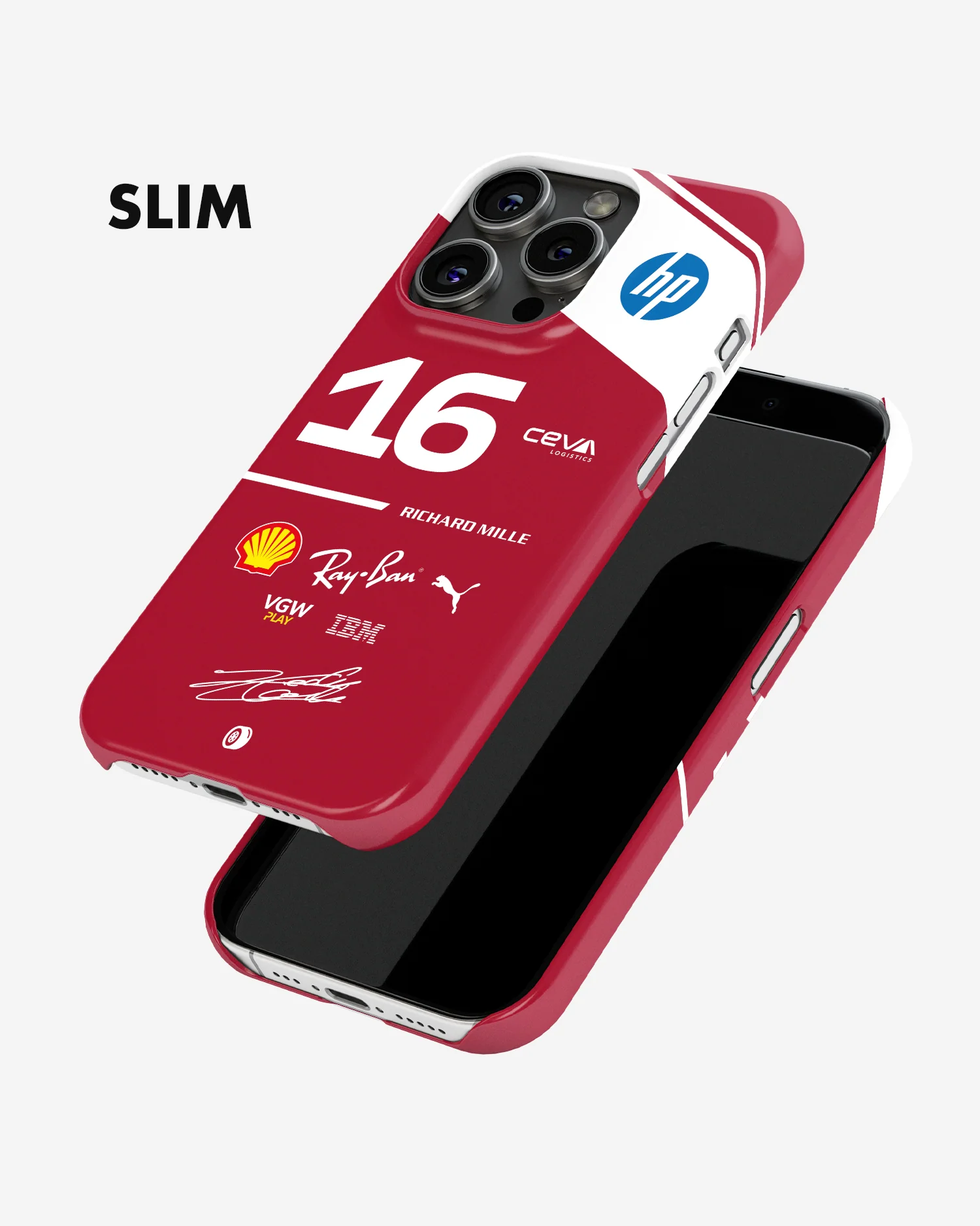 Charles Leclerc 2025 F1 Phone Case - Image 5