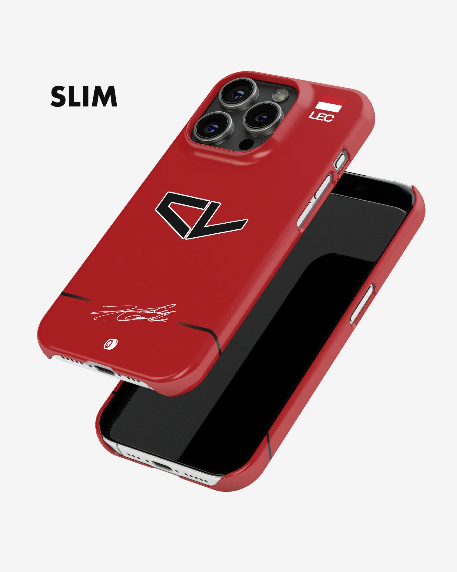 Charles Leclerc Logo 2022 F1 Phone Case - Image 5