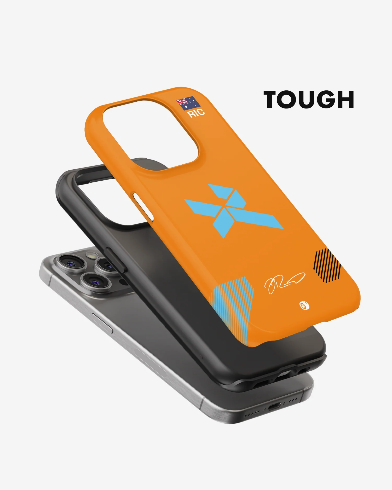 Daniel Ricciardo Logo 2022 McLaren F1 Phone Case - Image 3