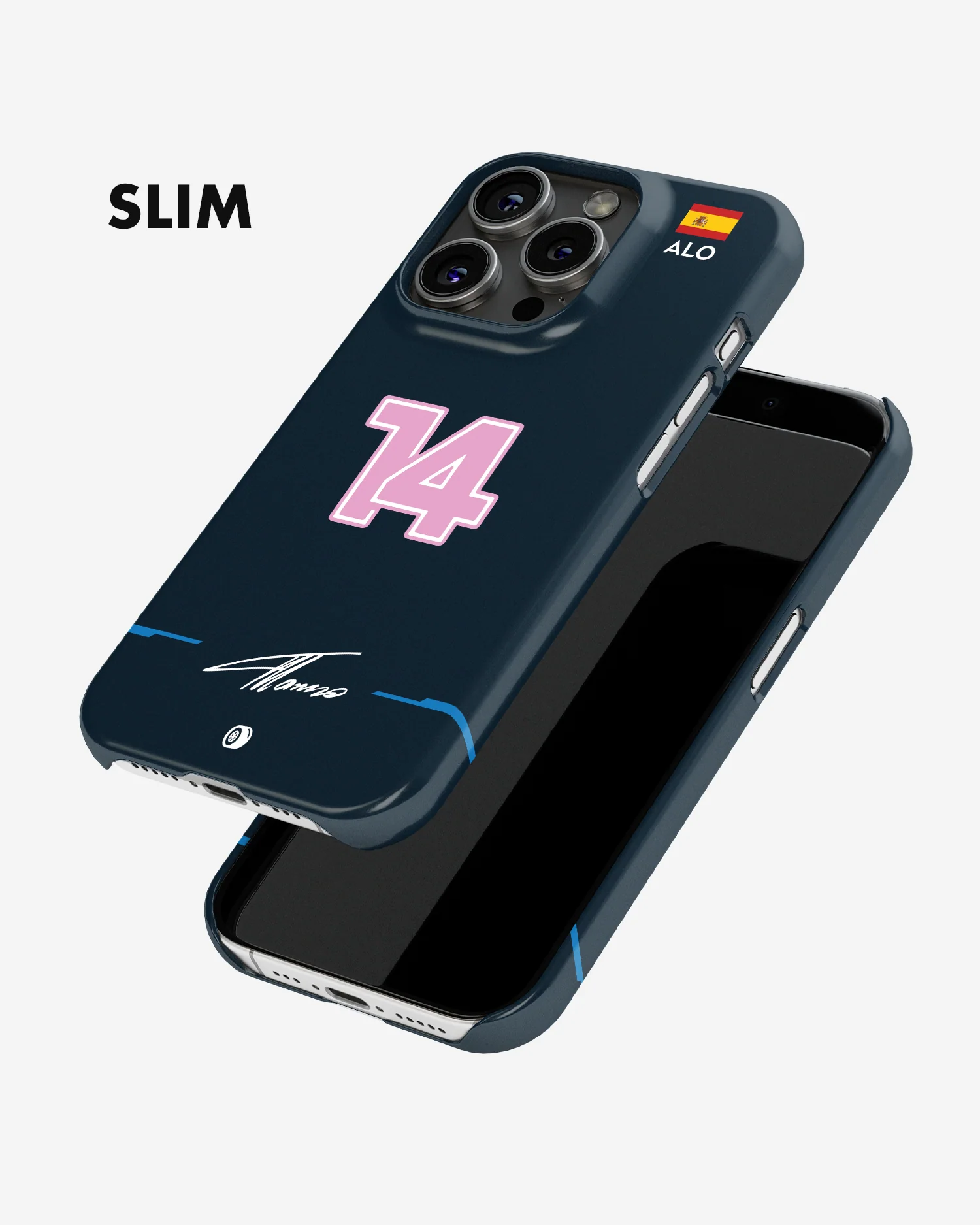 Fernando Alonso 2022 Alpine F1 Phone Case - Image 5