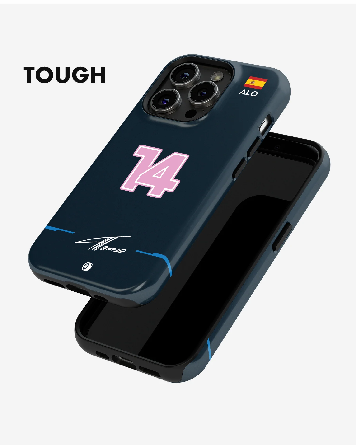 Fernando Alonso 2022 Alpine F1 Phone Case - Image 6