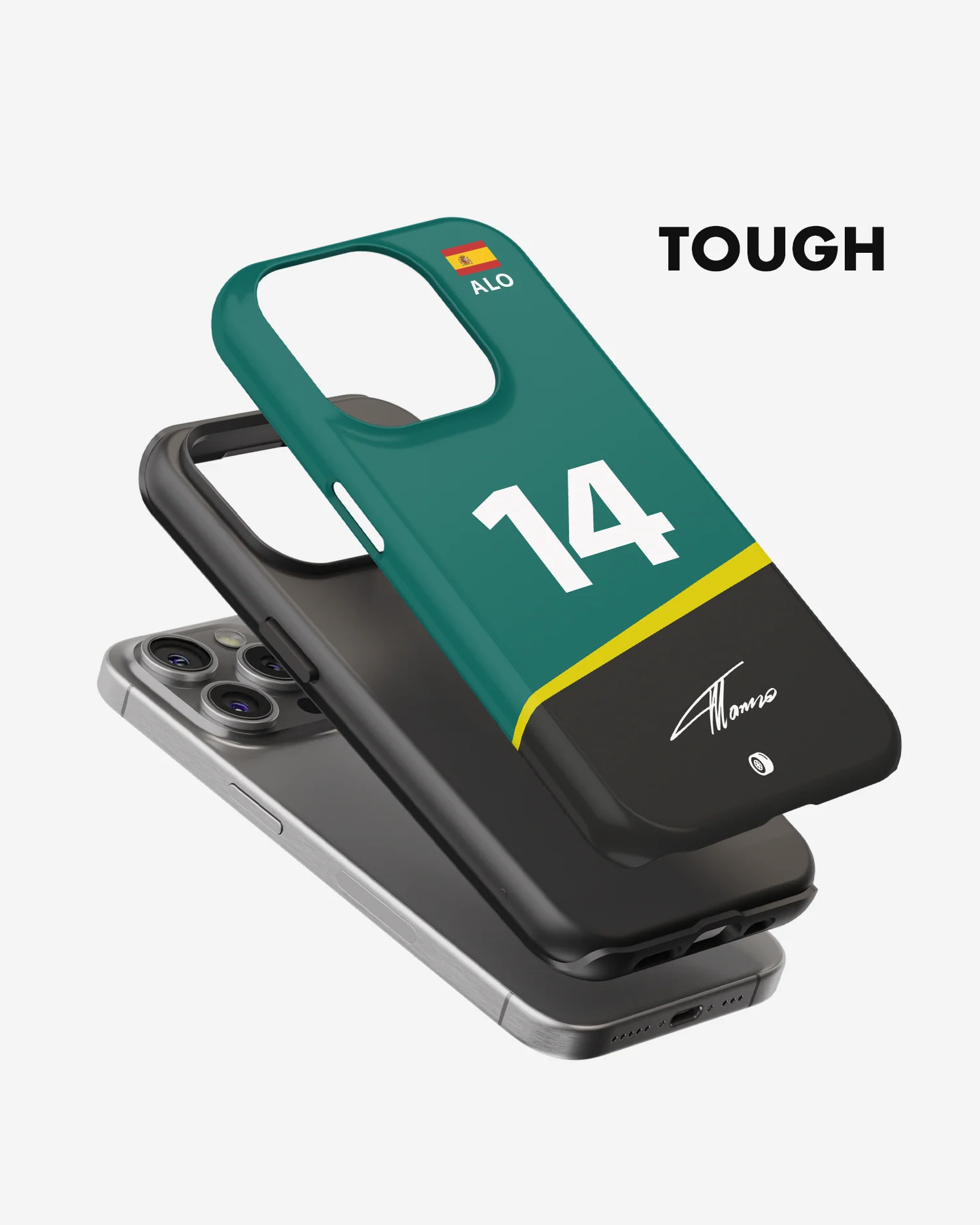 Fernando Alonso 2024 Aston Martin F1 Phone Case - Image 3