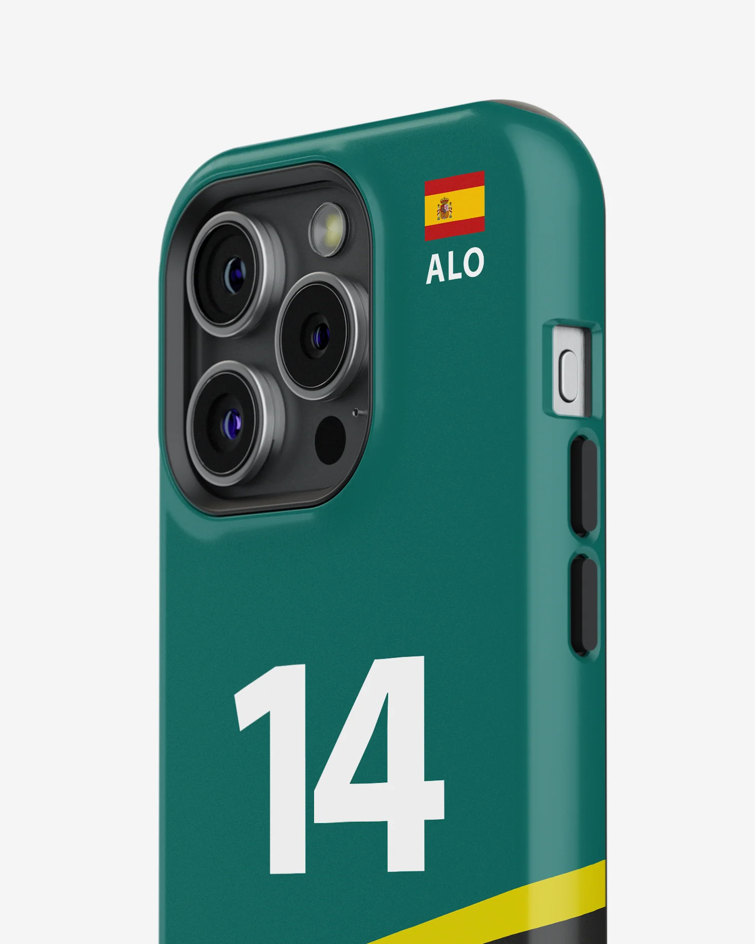 Fernando Alonso 2024 Aston Martin F1 Phone Case - Image 4