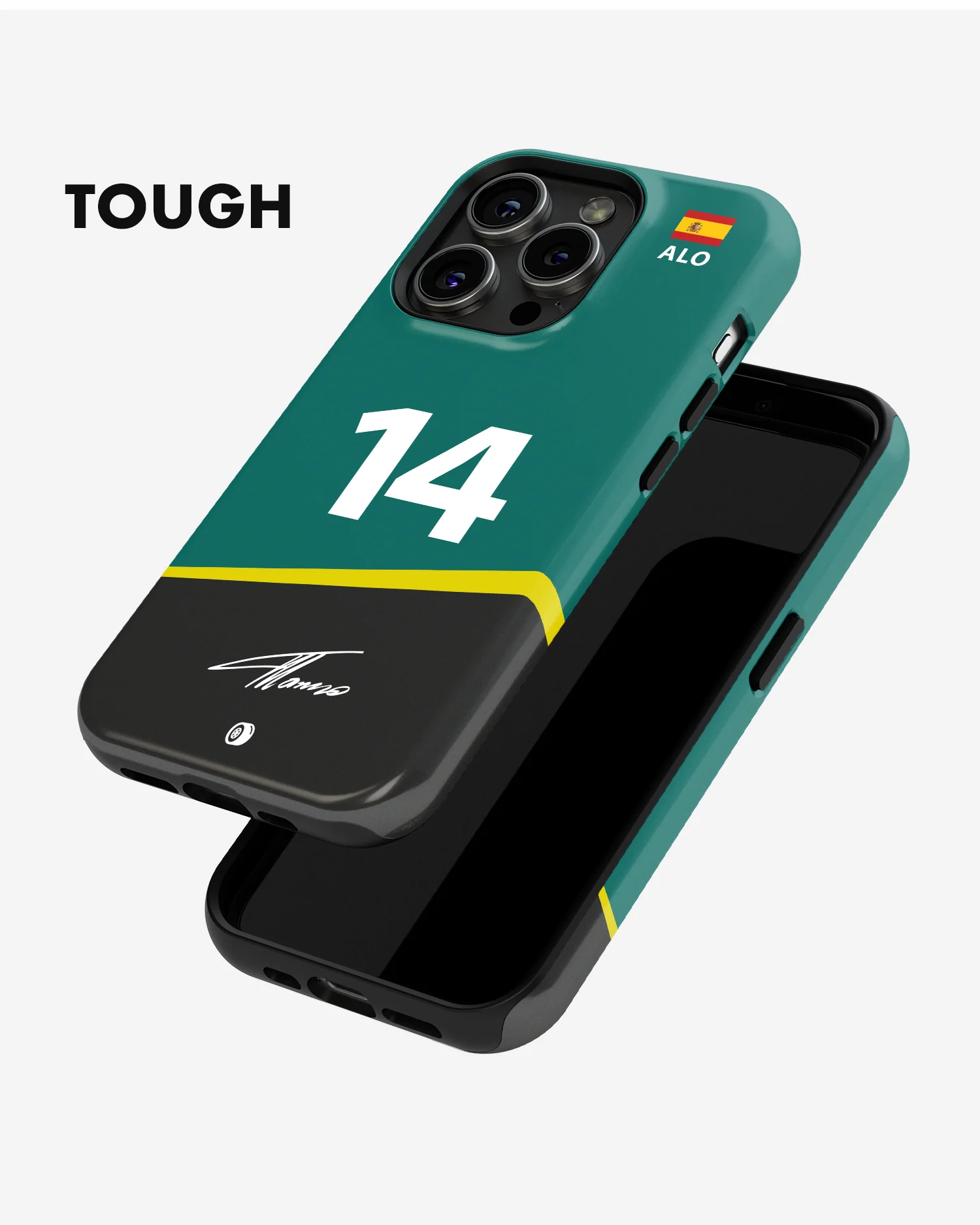 Fernando Alonso 2024 Aston Martin F1 Phone Case - Image 6