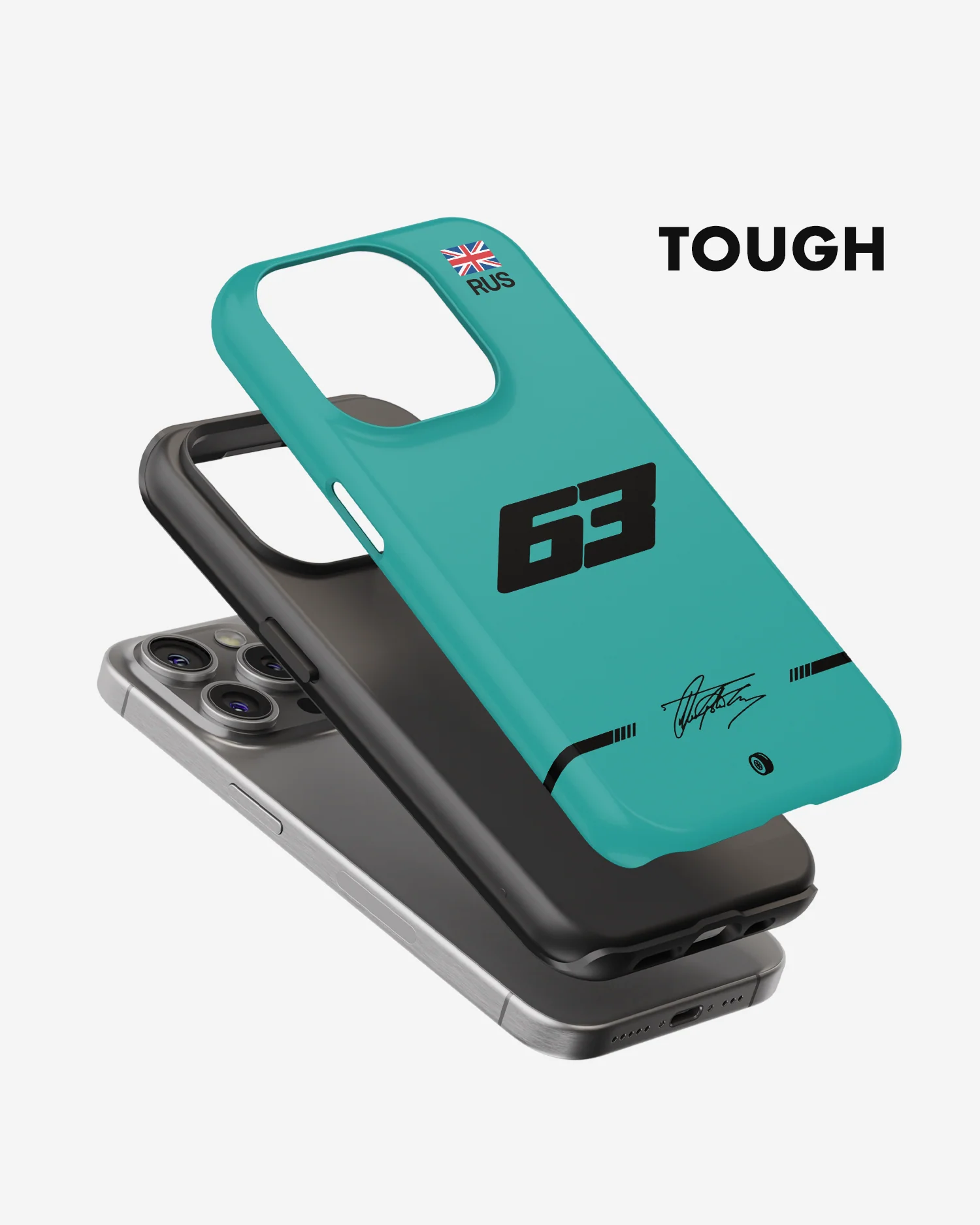 George Russell 2022 F1 Phone Case - Image 3