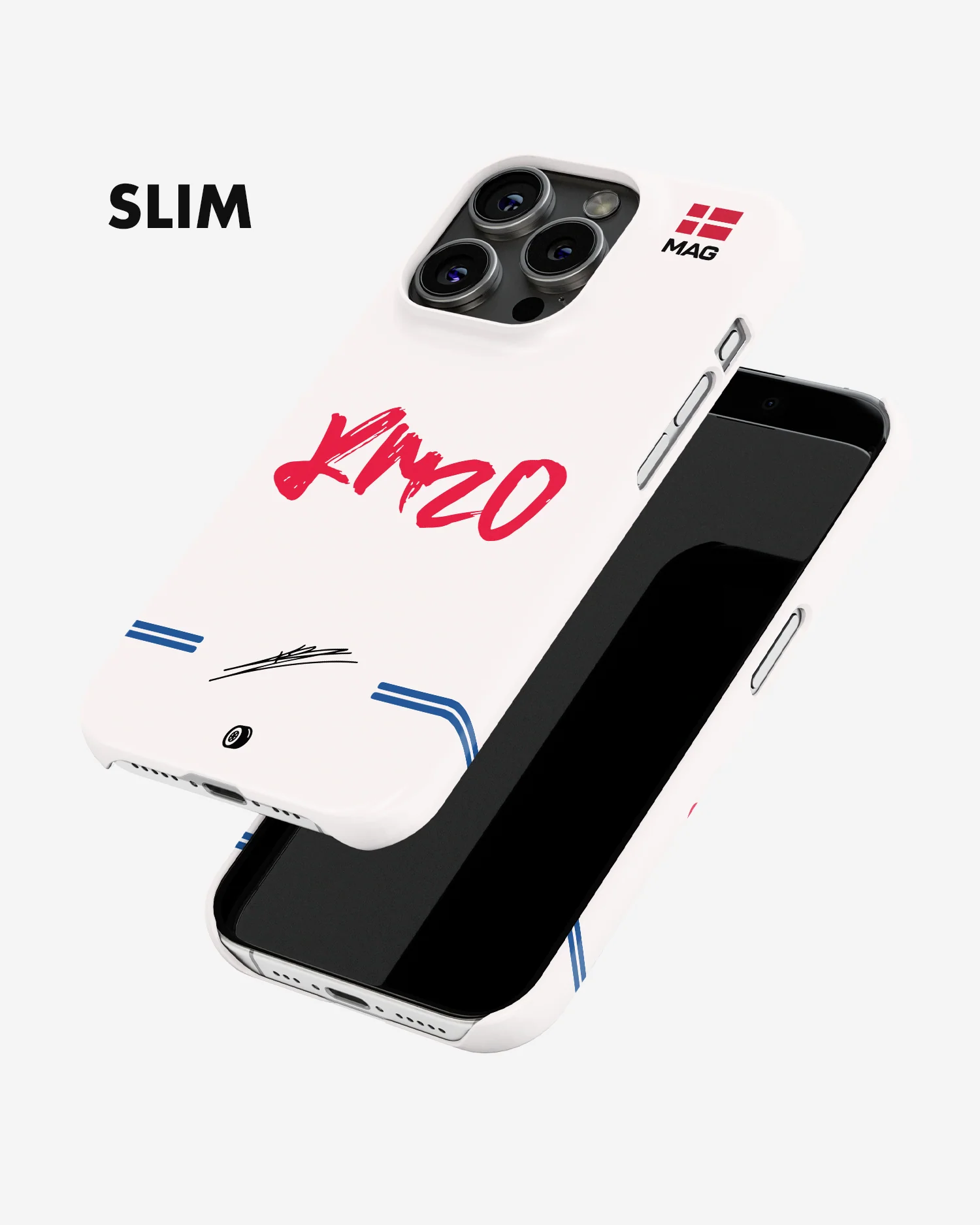 Kevin Magnussen Logo 2022 Haas F1 Phone Case - Image 5