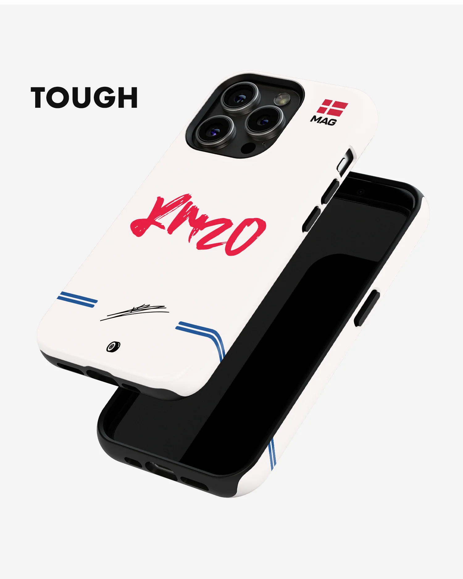 Kevin Magnussen Logo 2022 Haas F1 Phone Case - Image 6