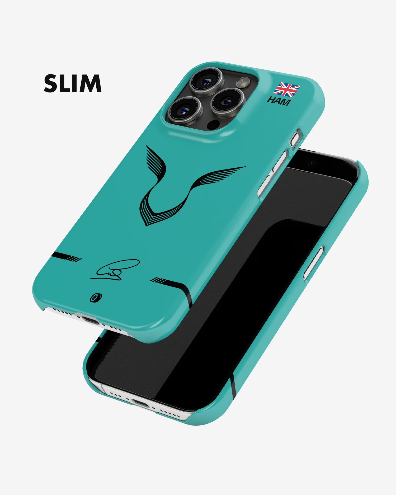 Lewis Hamilton Logo 2022 F1 Phone Case - Image 5
