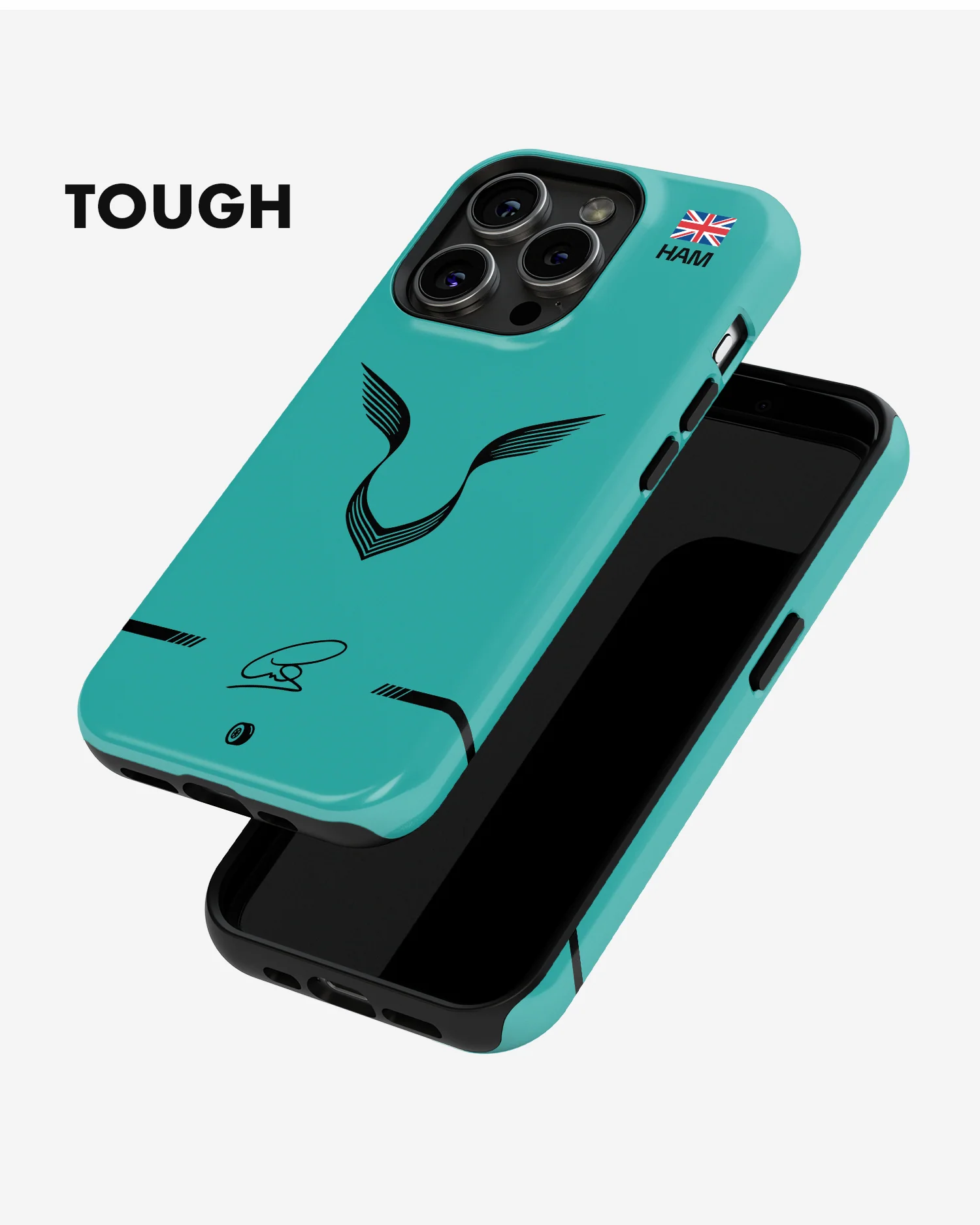 Lewis Hamilton Logo 2022 F1 Phone Case - Image 6
