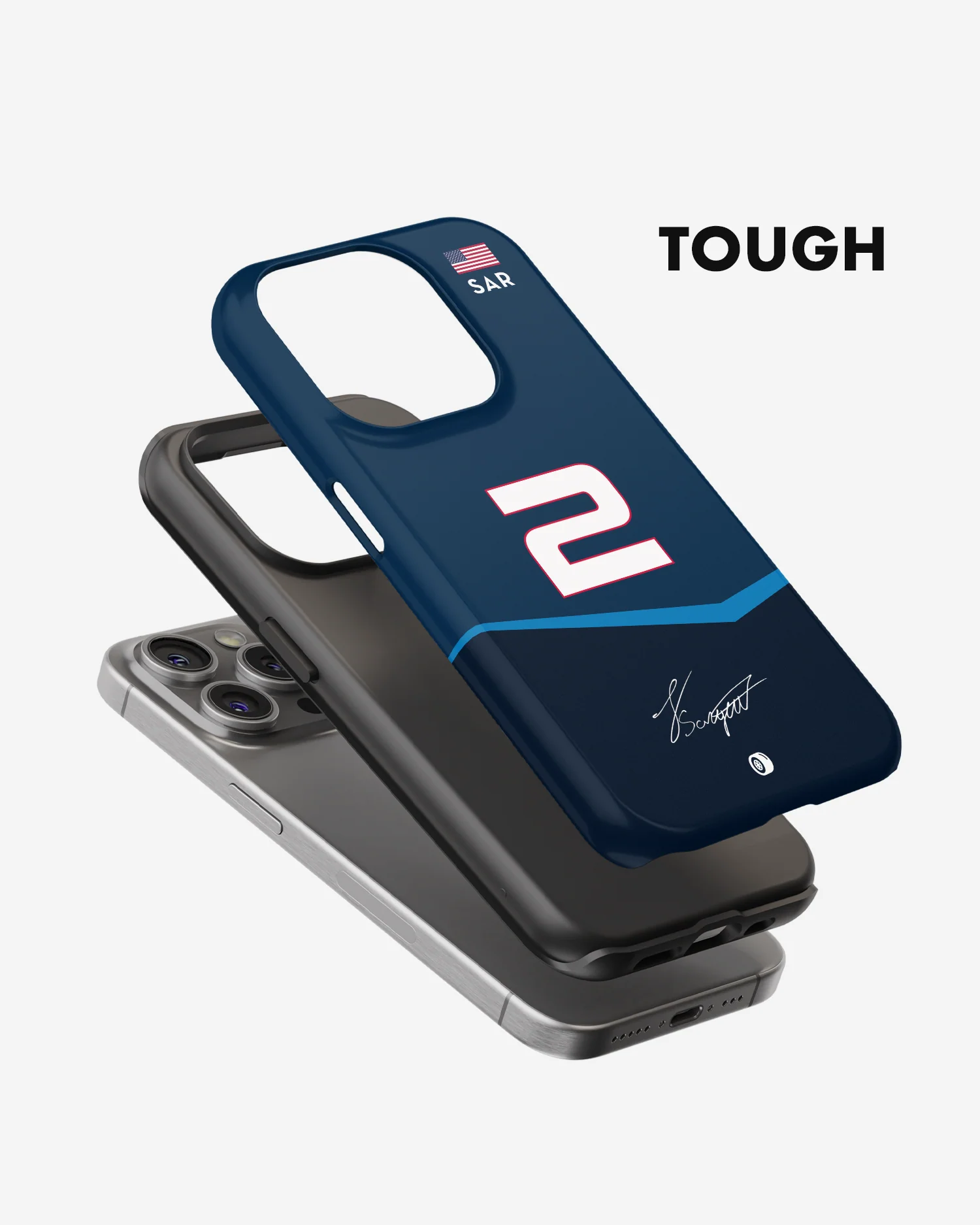 Logan Sargeant 2023 Williams F1 Phone Case - Image 3