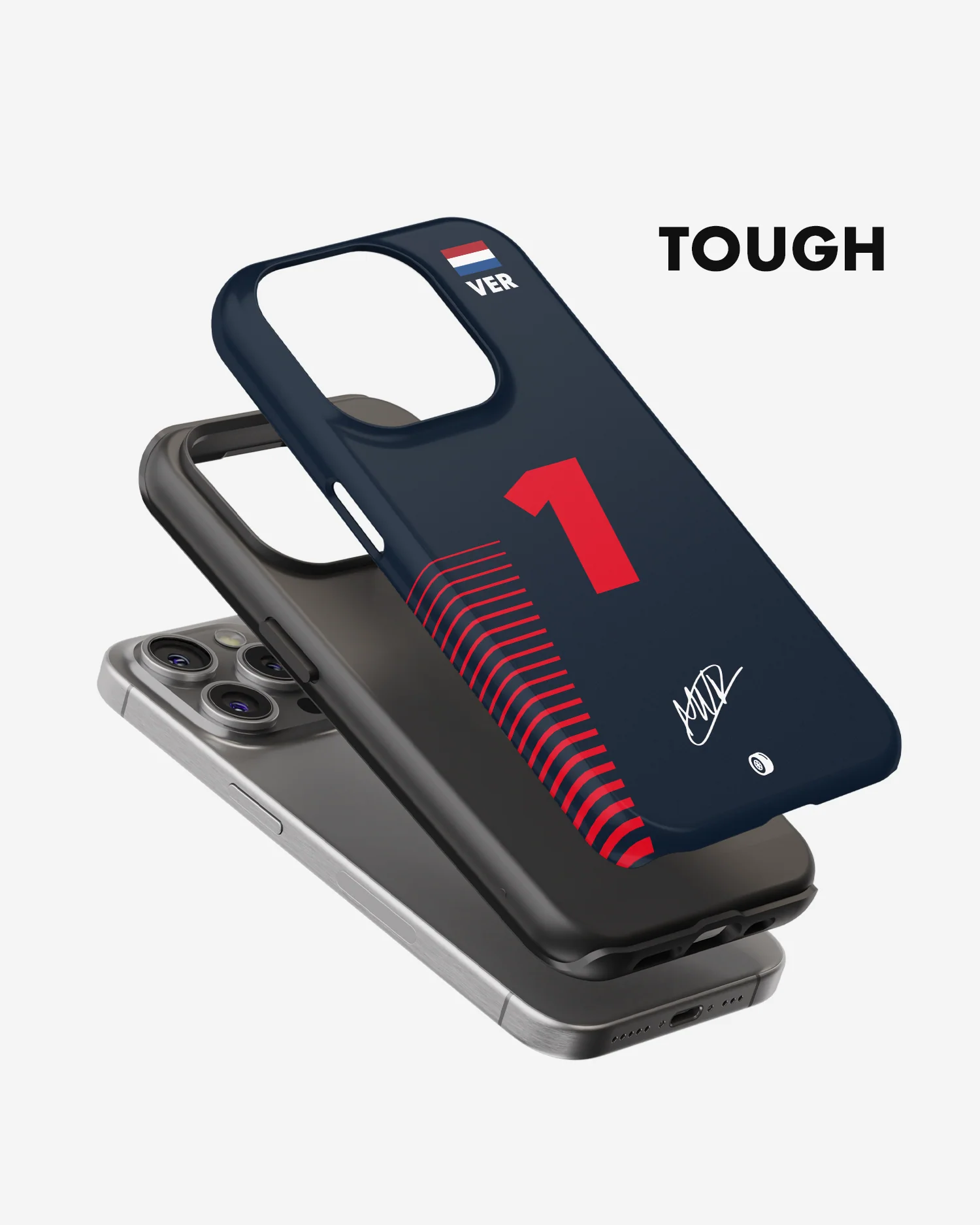 Max Verstappen 2023 Red Bull Racing F1 Phone Case - Image 3