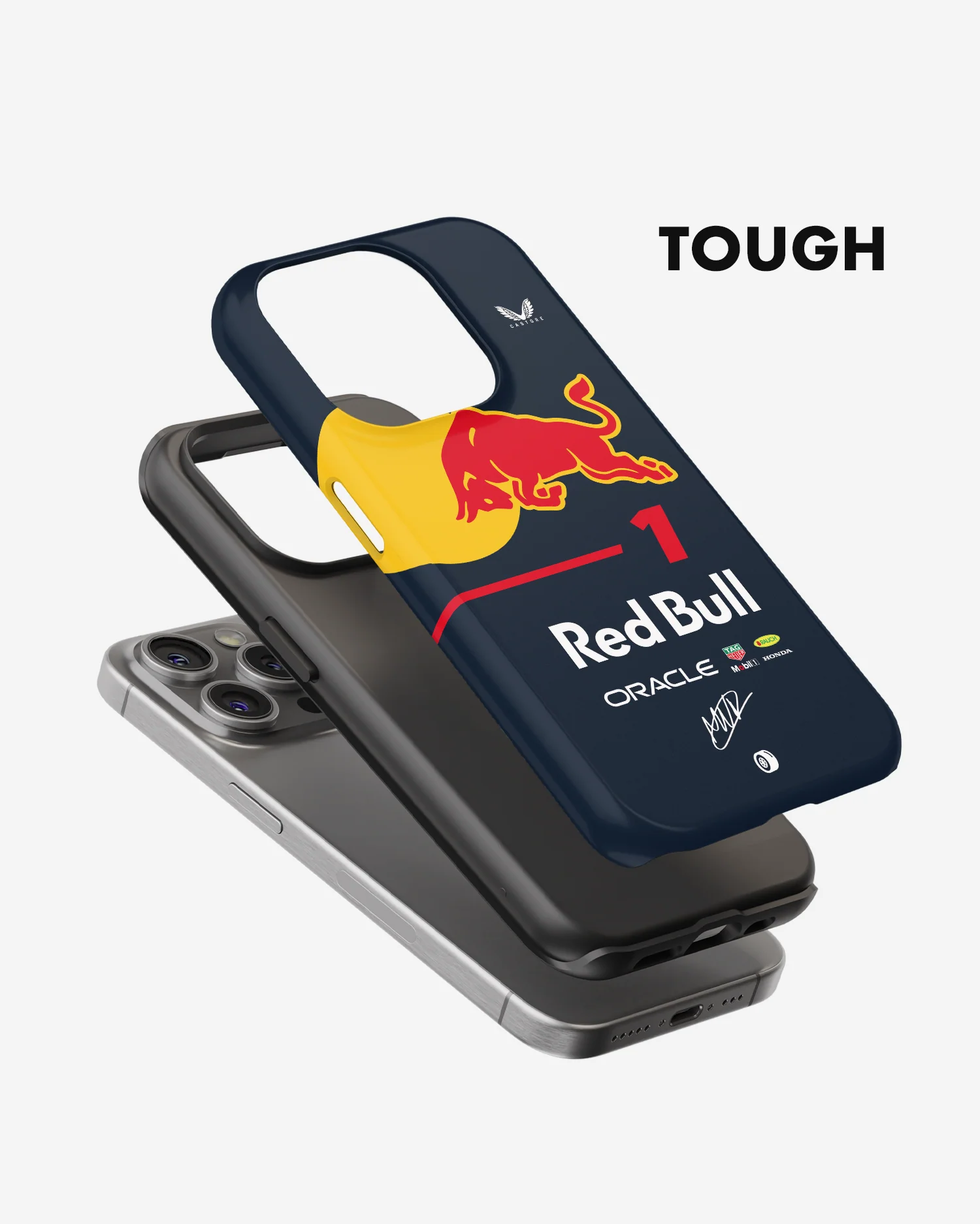 Max Verstappen 2025 Red Bull Racing F1 Phone Case - Image 3