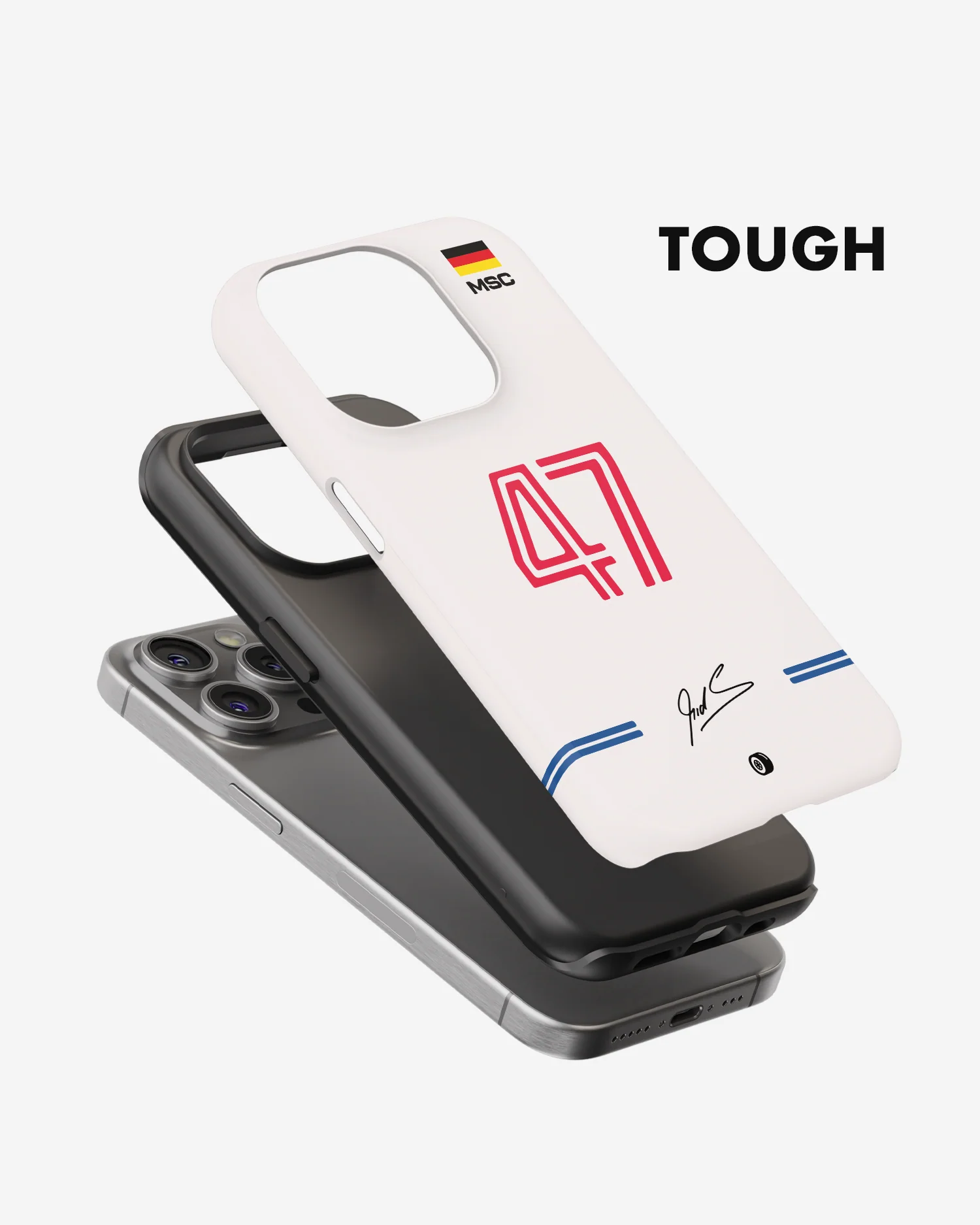 Mick Schumacher 2022 Haas F1 Phone Case - Image 3