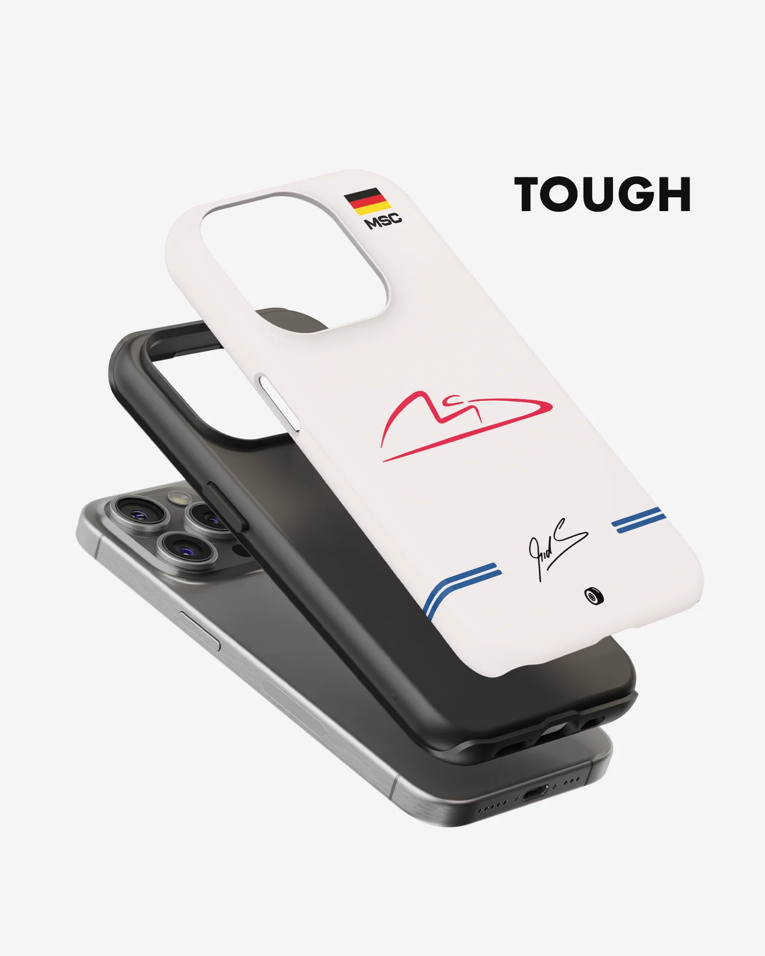 Mick Schumacher Logo 2022 Haas F1 Phone Case - Image 3