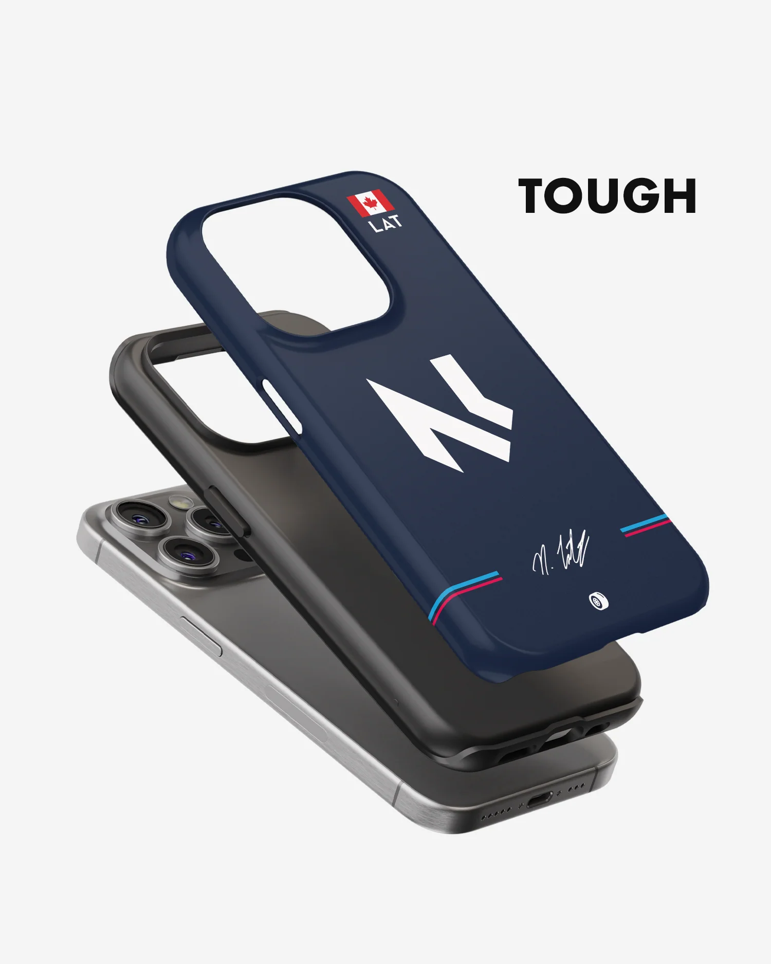 Nicholas Latifi Logo 2022 Williams F1 Phone Case - Image 3