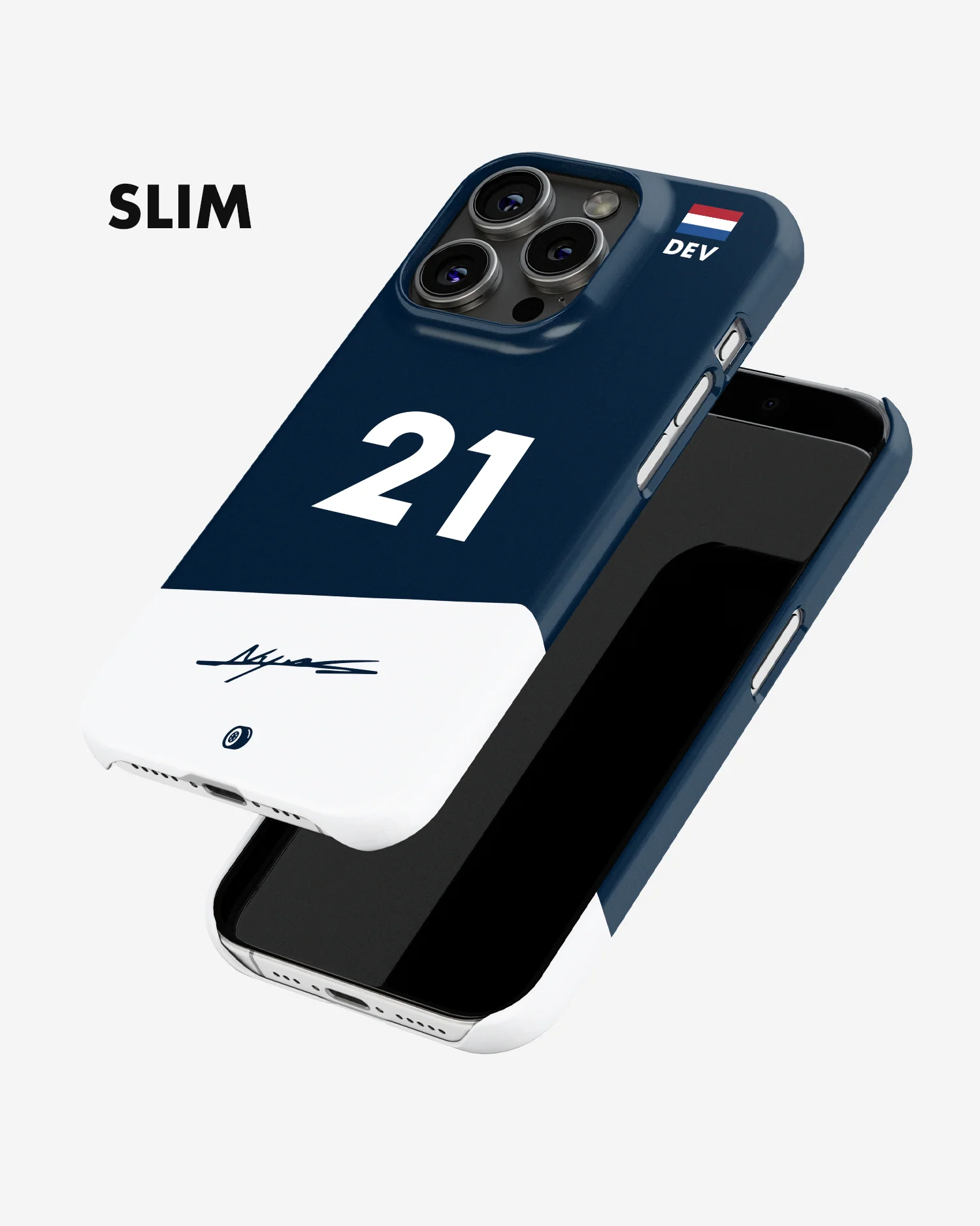 Nyck De Vries 2023 AlphaTauri F1 Phone Case - Image 5