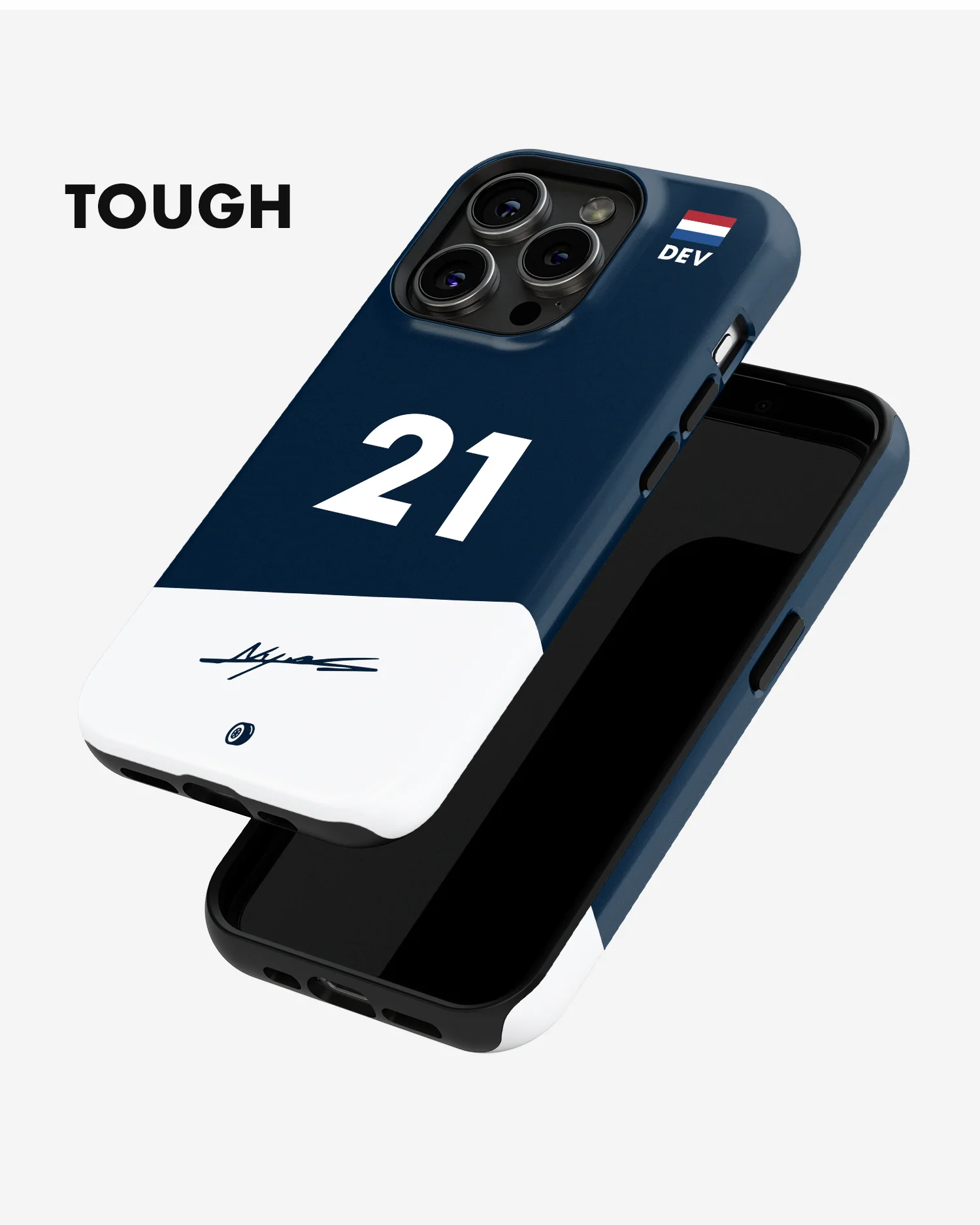 Nyck De Vries 2023 AlphaTauri F1 Phone Case - Image 6