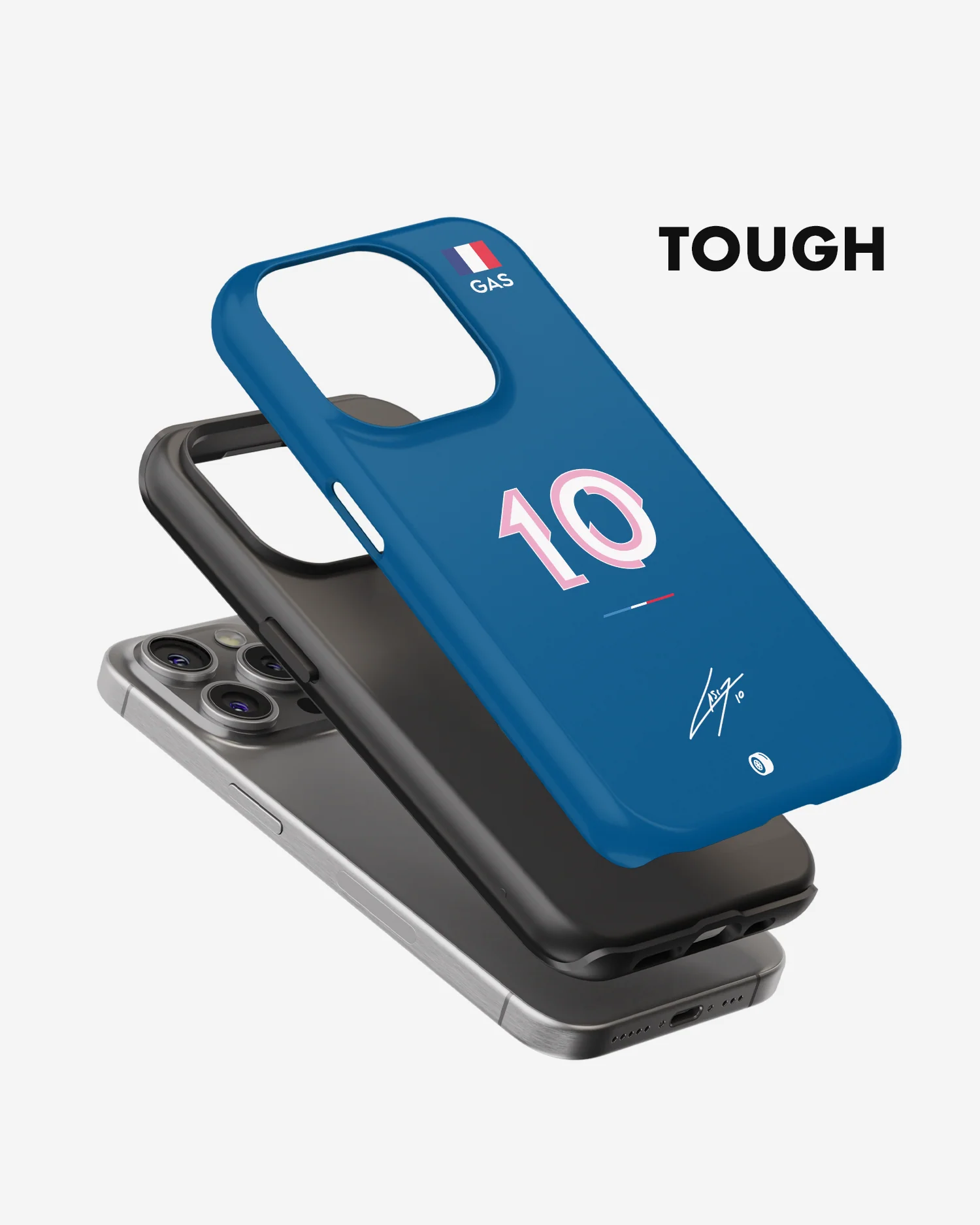 Pierre Gasly 2023 Alpine F1 Phone Case - Image 3