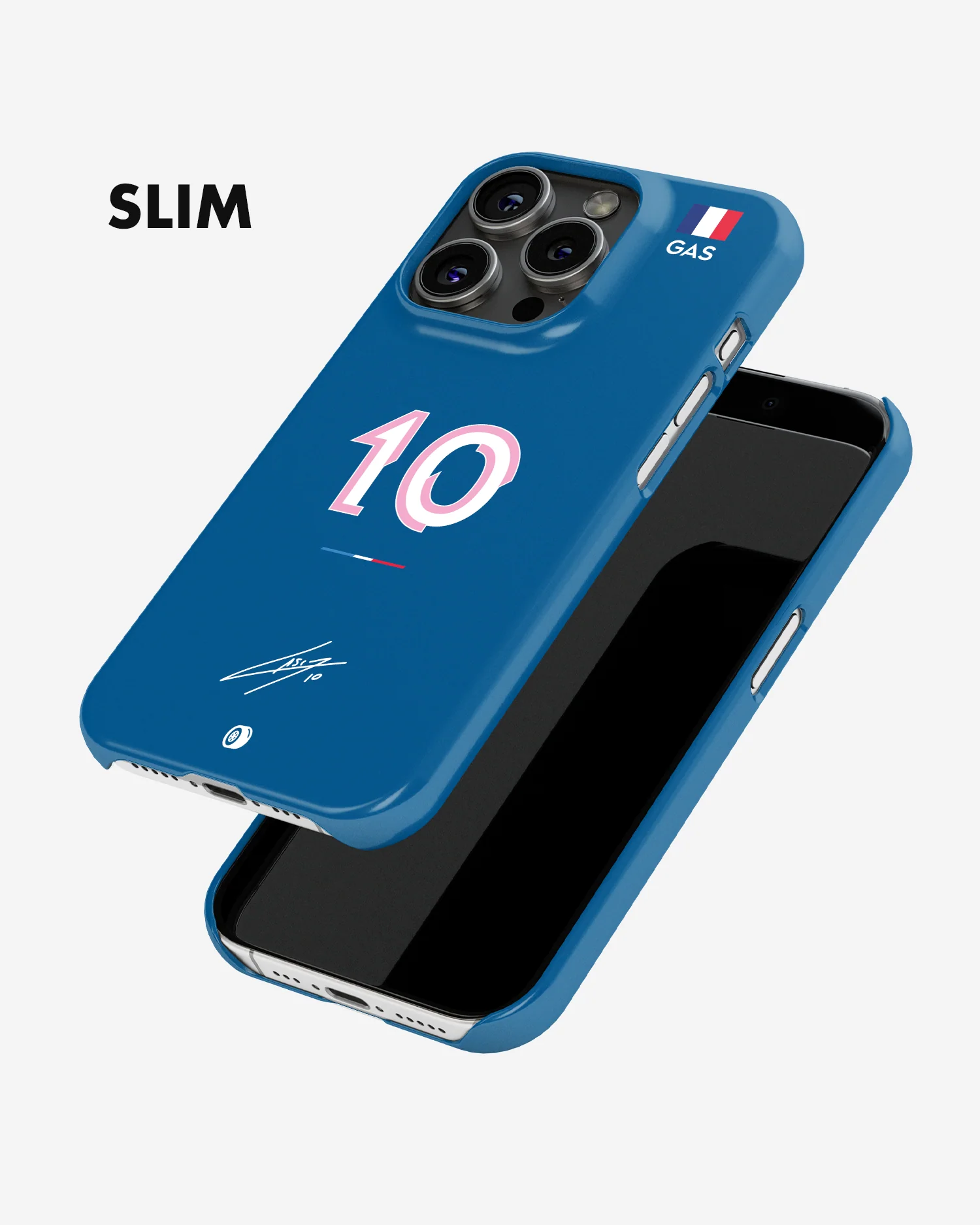 Pierre Gasly 2023 Alpine F1 Phone Case - Image 5