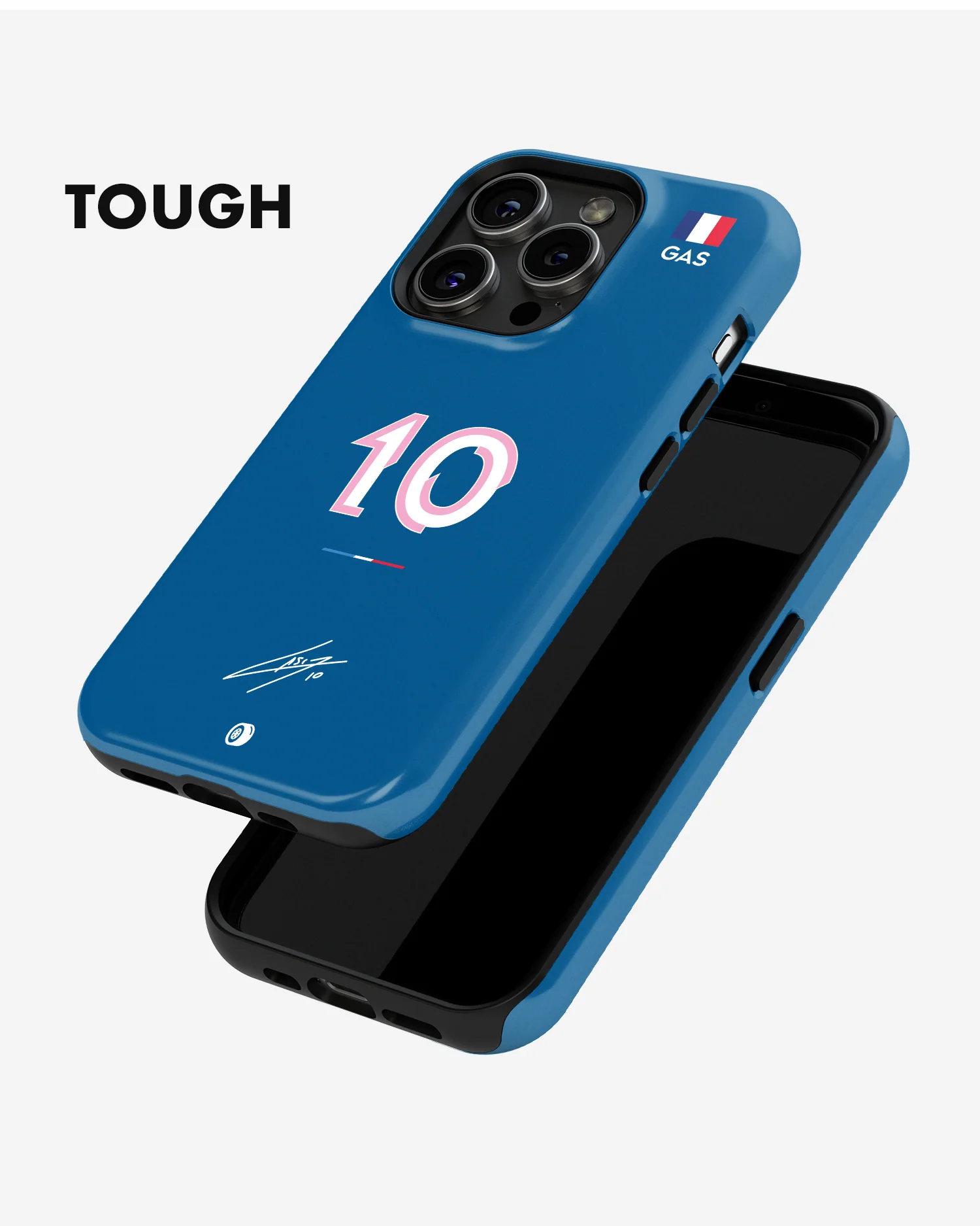 Pierre Gasly 2023 Alpine F1 Phone Case - Image 6