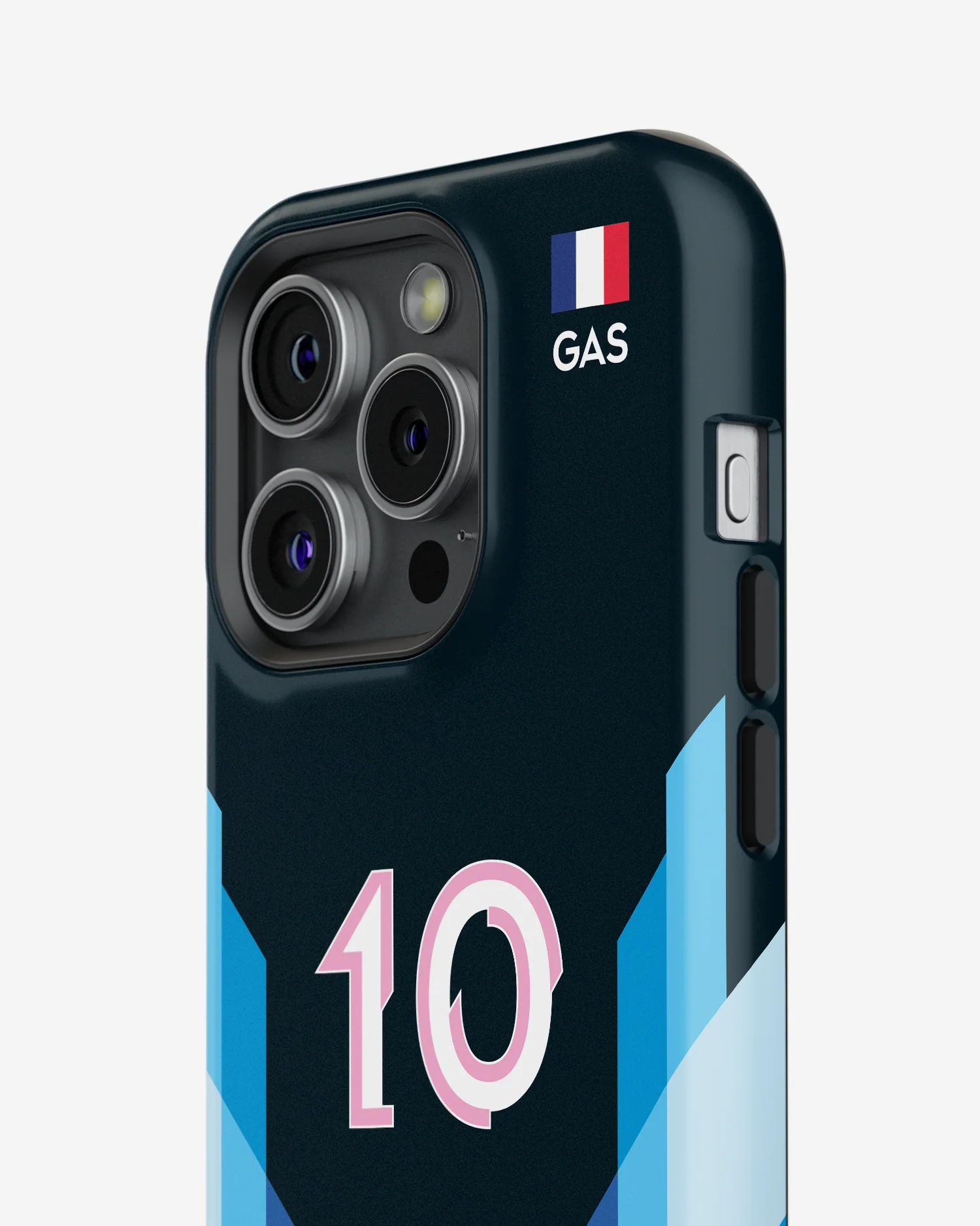 Pierre Gasly 2024 Alpine F1 Phone Case - Image 4