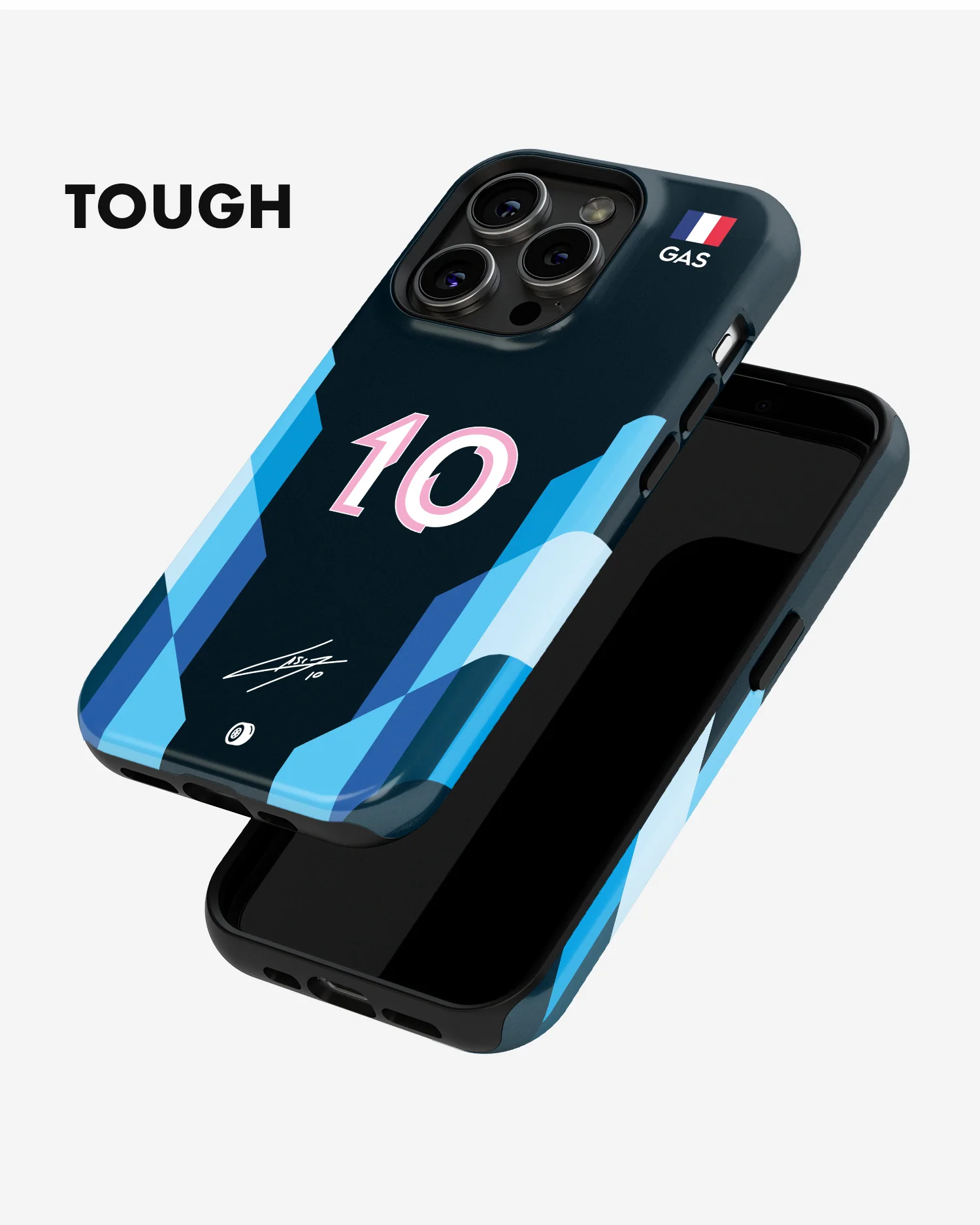 Pierre Gasly 2024 Alpine F1 Phone Case - Image 6