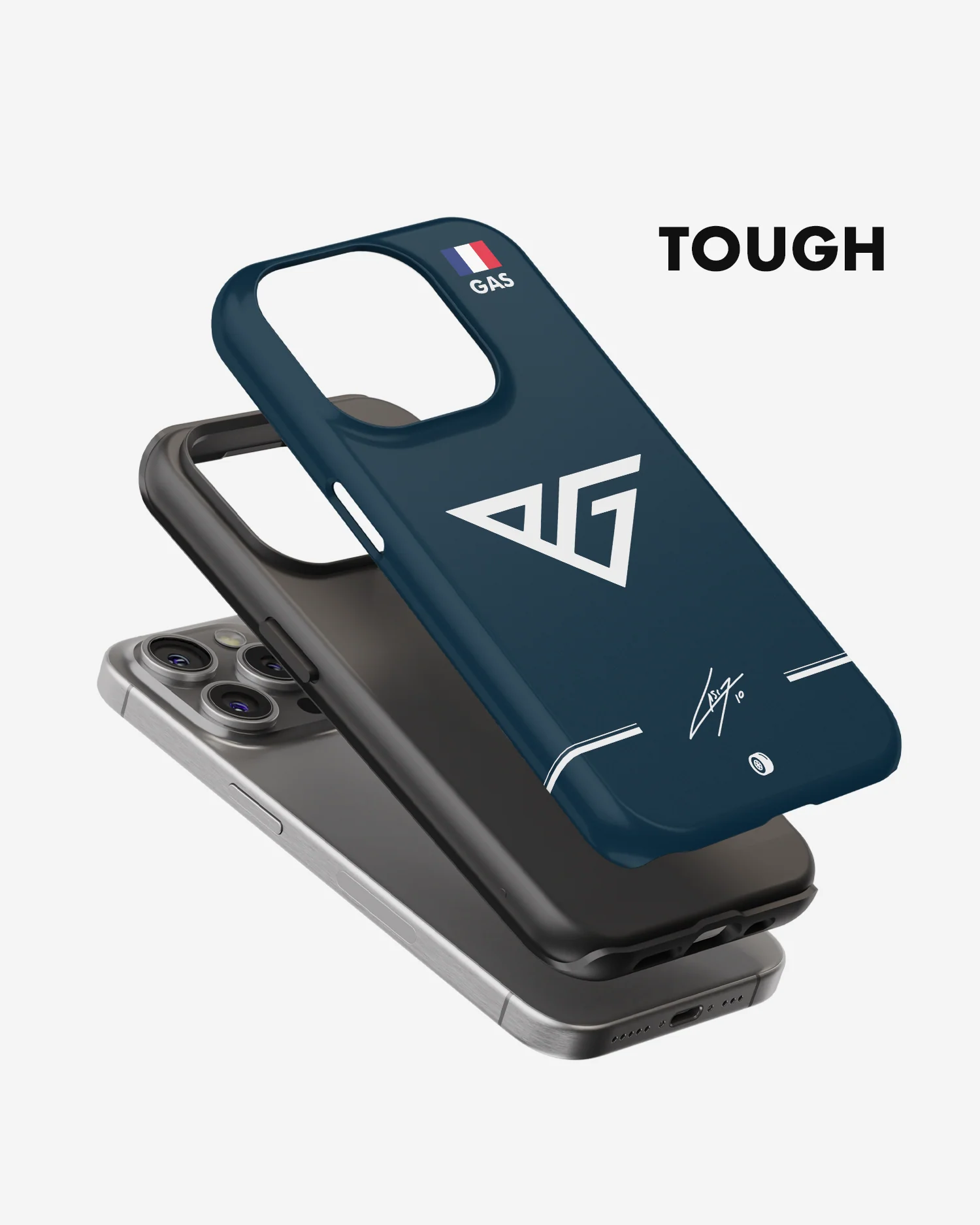 Pierre Gasly Logo 2022 AlphaTauri F1 Phone Case - Image 3