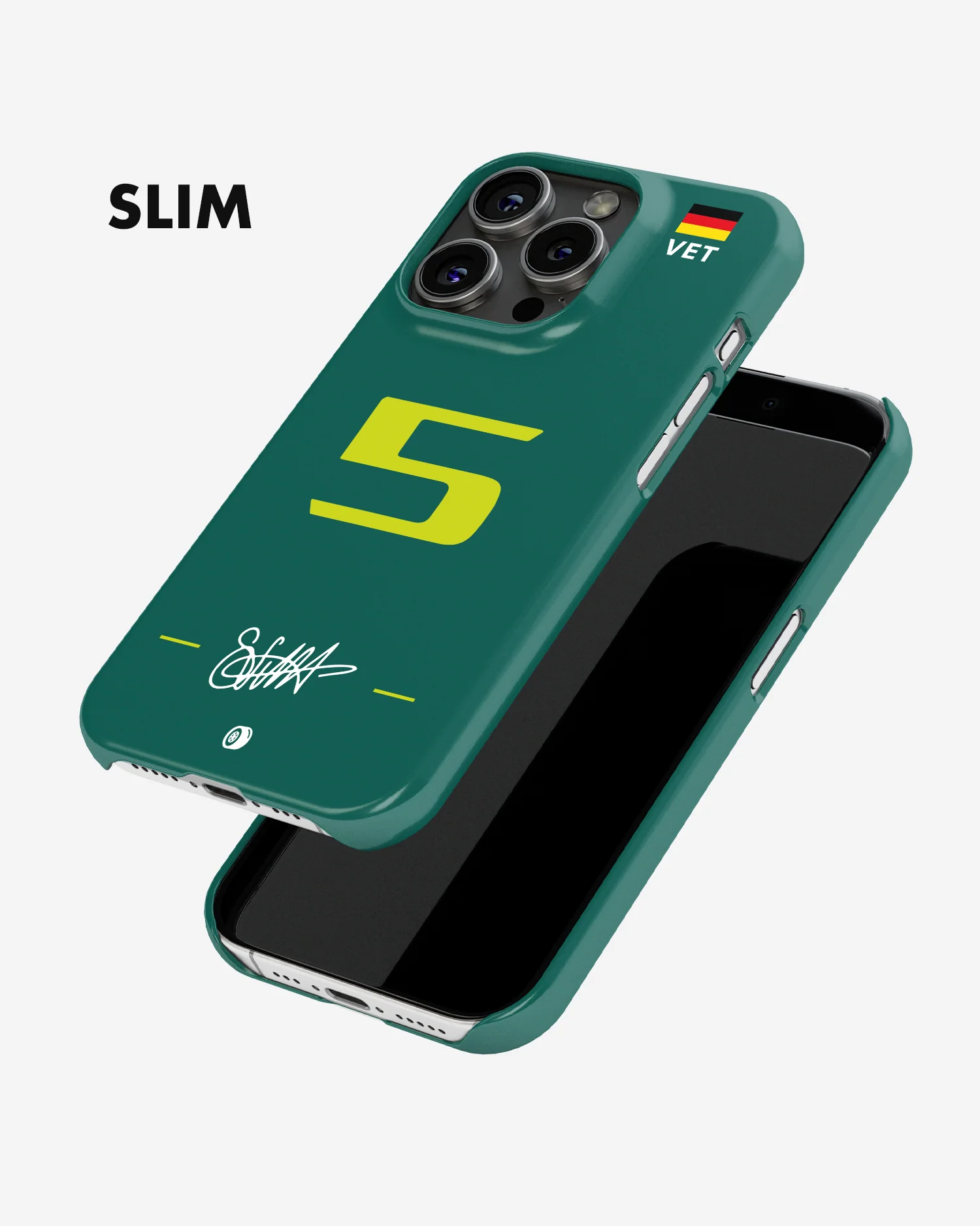 Sebastian Vettel 2022 Aston Martin F1 Phone Case - Image 5