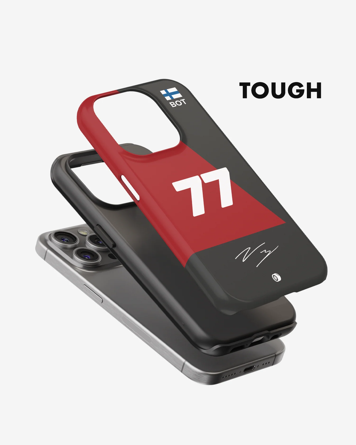 Valtteri Bottas 2023 Alfa Romeo F1 Phone Case - Image 3