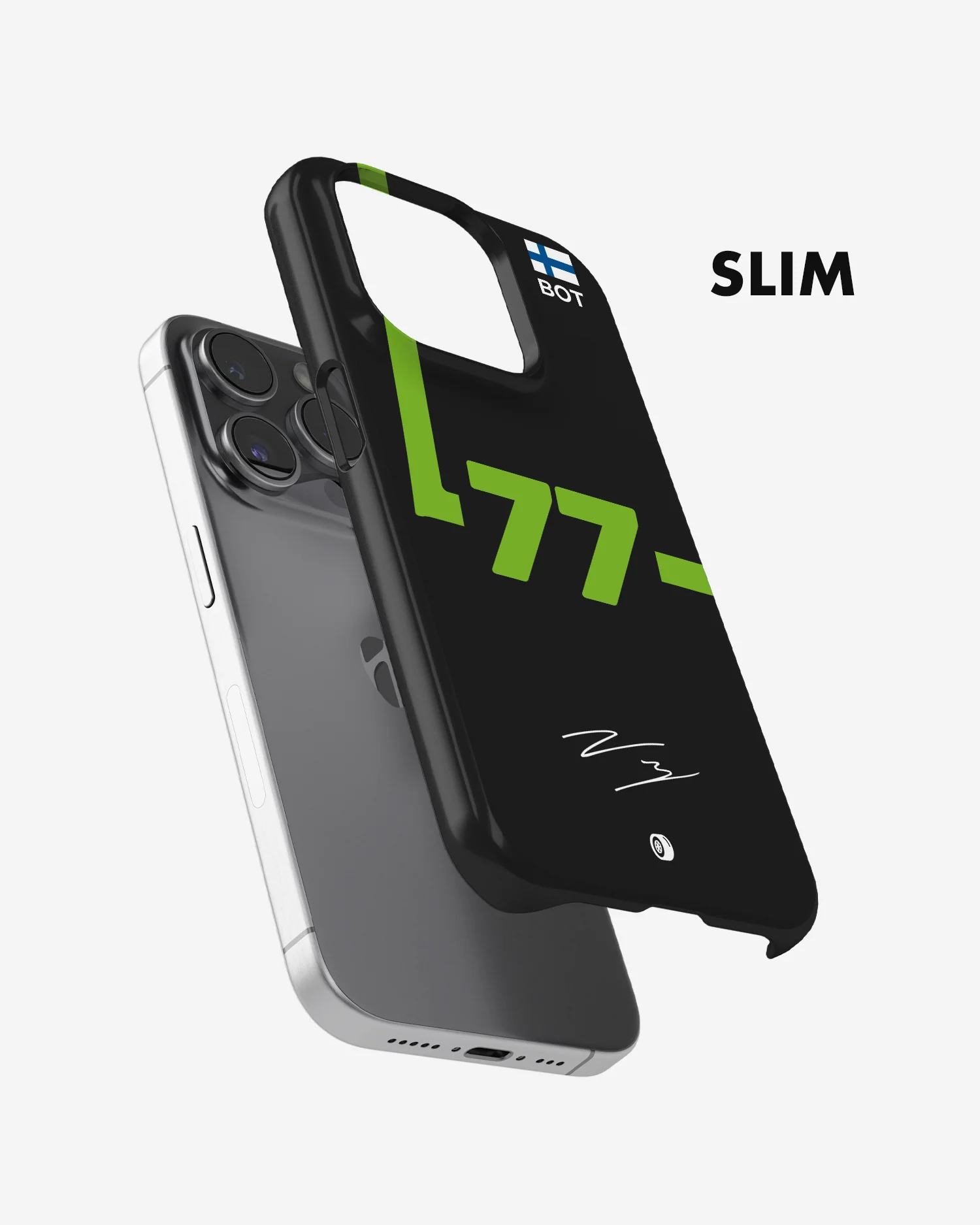 Valtteri Bottas 2024 Sauber F1 Phone Case - Image 2