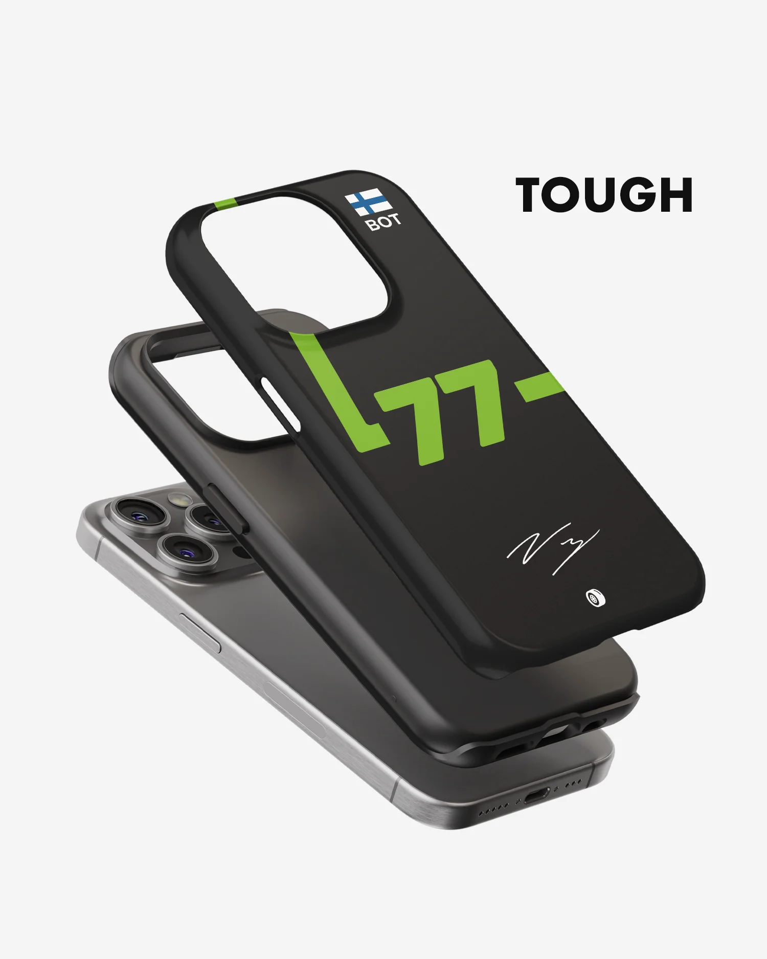 Valtteri Bottas 2024 Sauber F1 Phone Case - Image 3