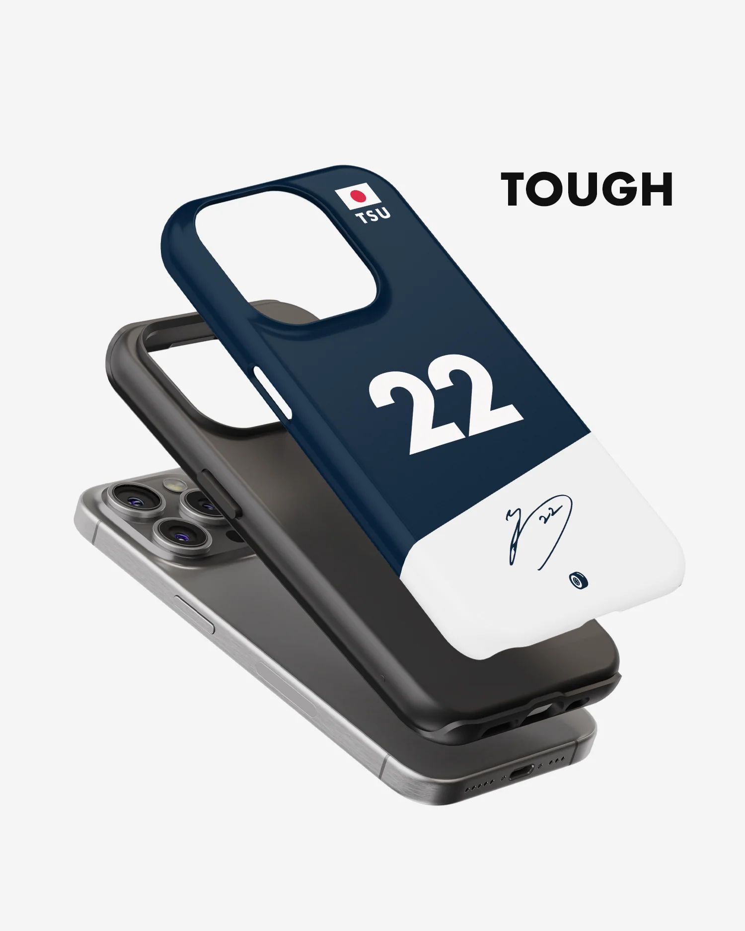 Yuki Tsunoda 2023 AlphaTauri F1 Phone Case - Image 3