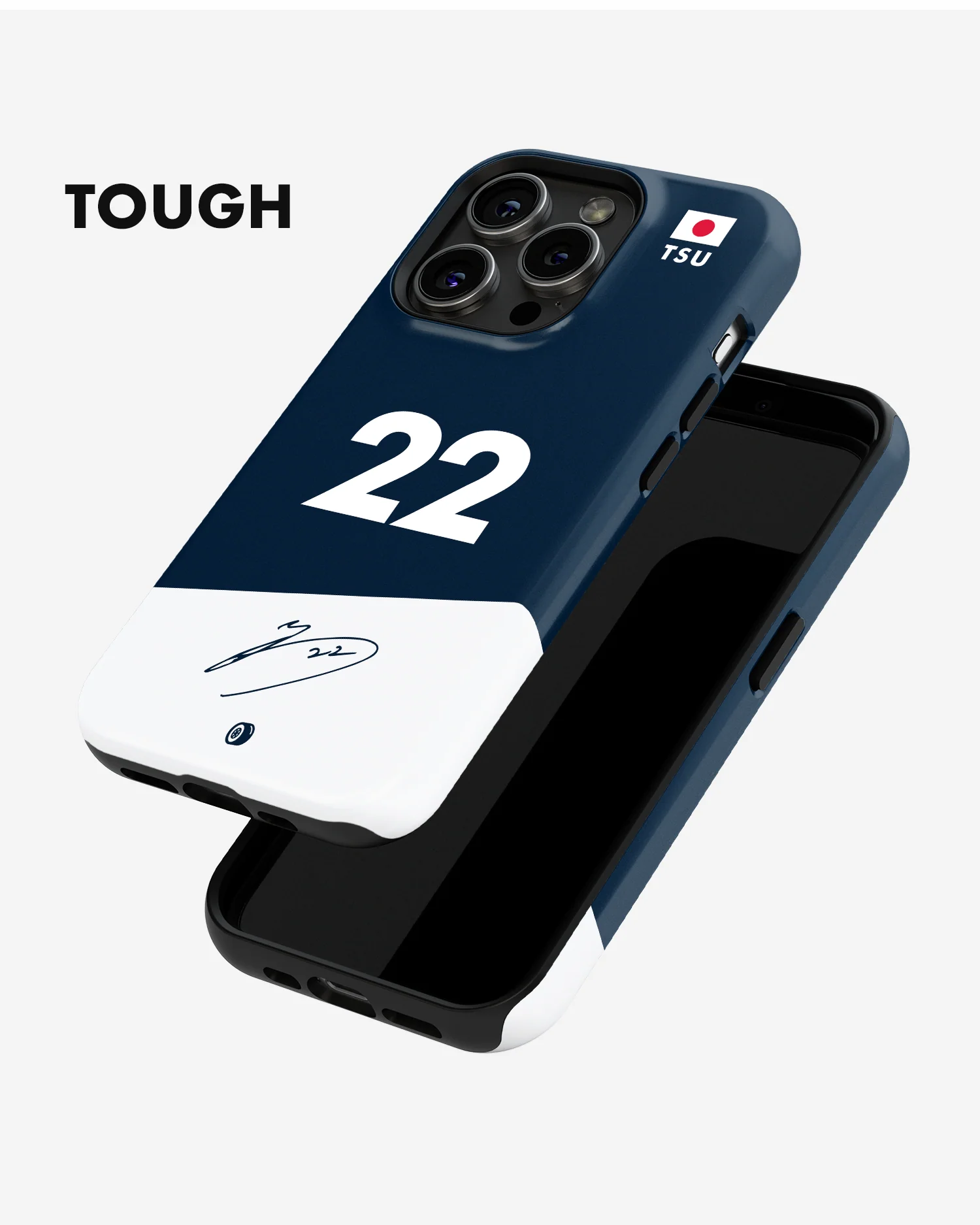 Yuki Tsunoda 2023 AlphaTauri F1 Phone Case - Image 6