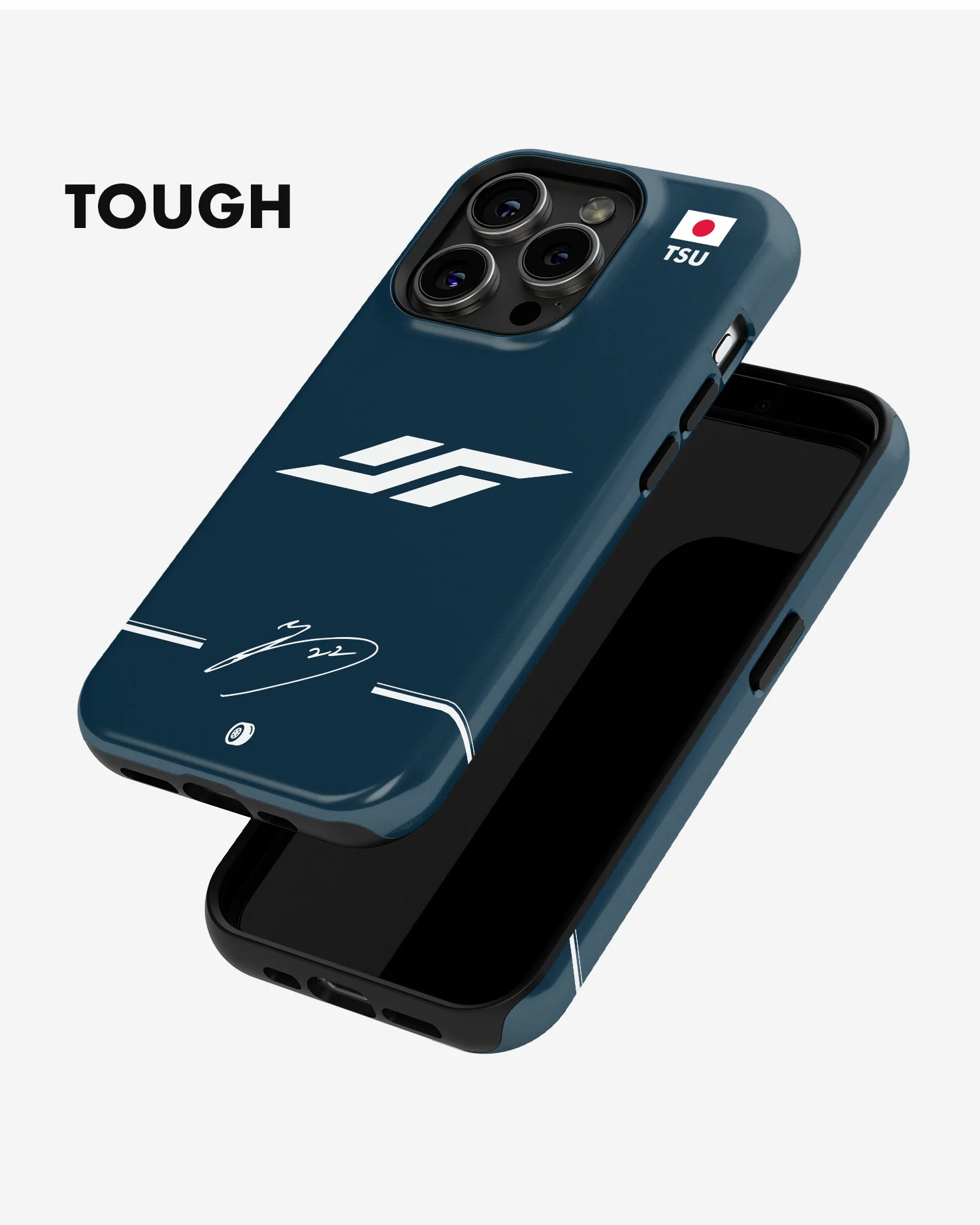 Yuki Tsunoda Logo 2022 AlphaTauri F1 Phone Case - Image 6