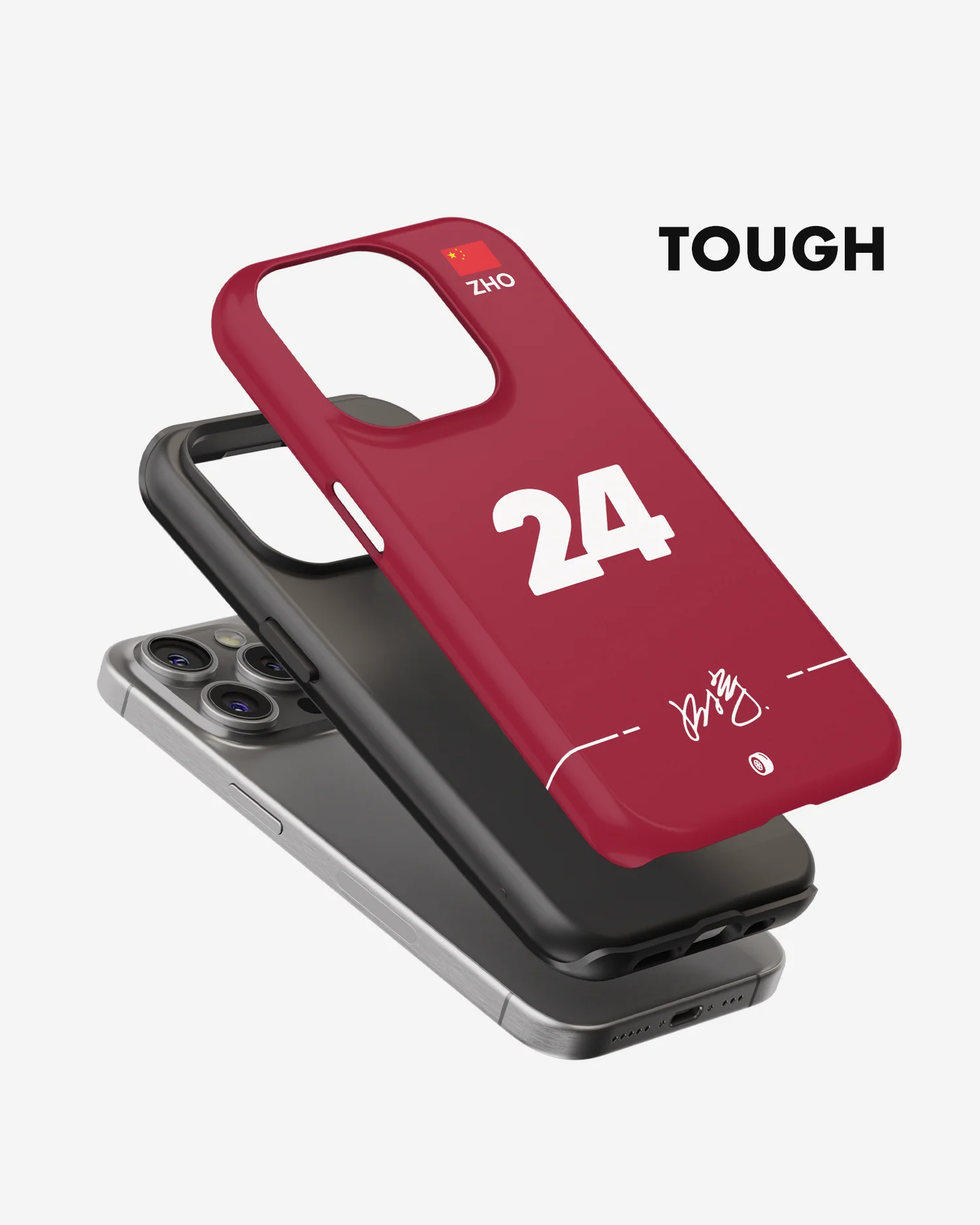 Zhou Guanyu 2022 Alfa Romeo F1 Phone Case - Image 3