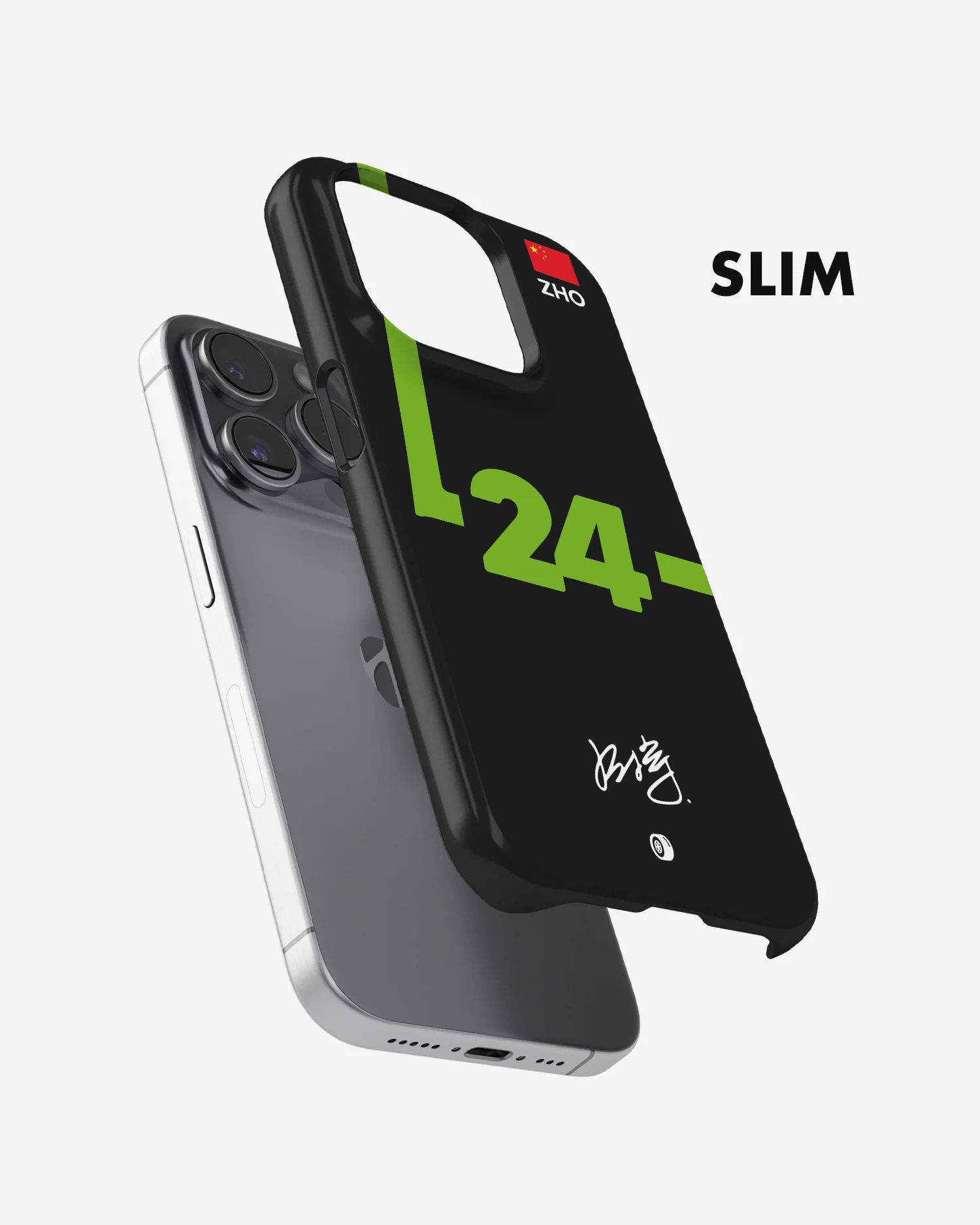 Zhou Guanyu 2024 Sauber F1 Phone Case - Image 2