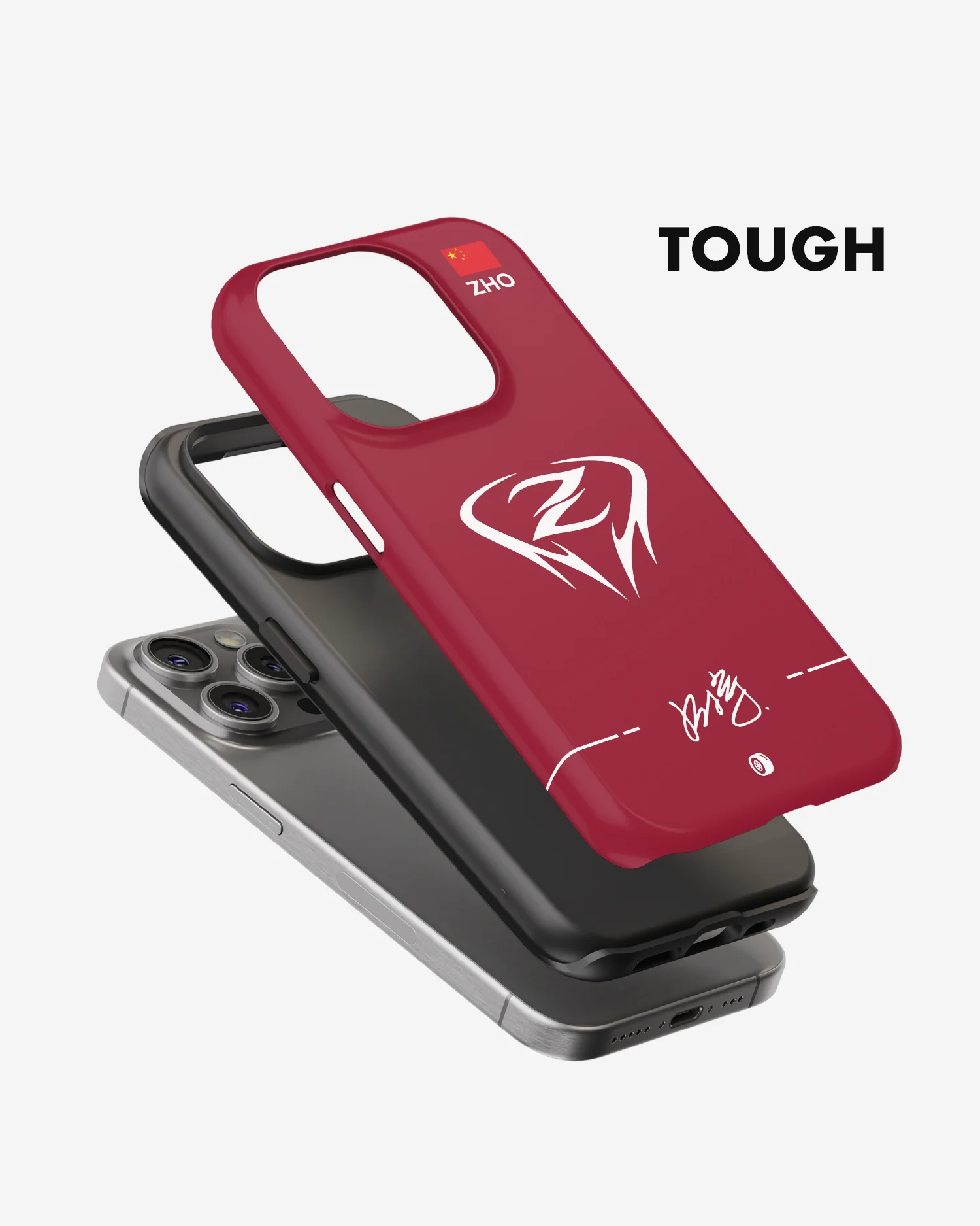 Zhou Guanyu Logo 2022 Alfa Romeo F1 Phone Case - Image 3